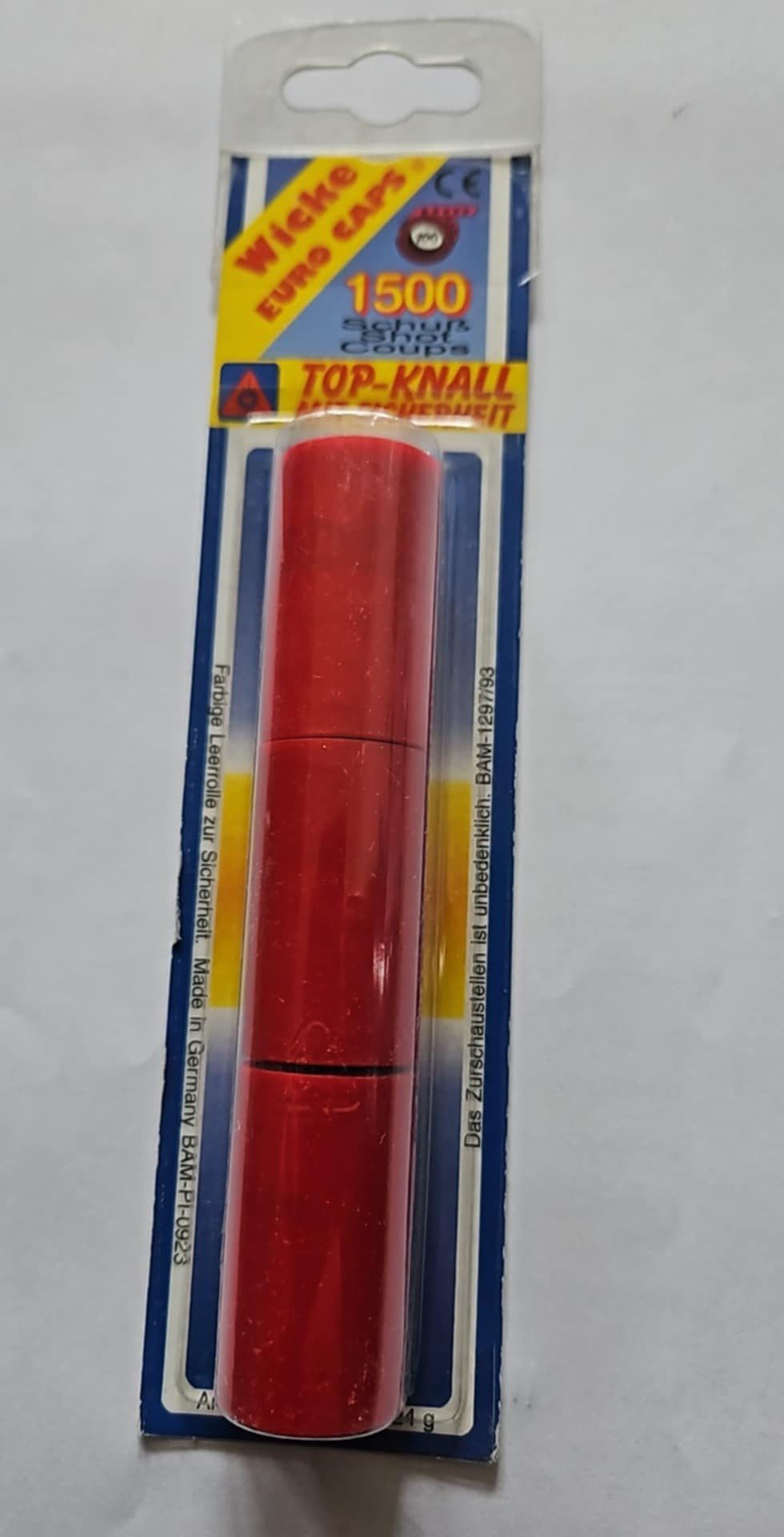 Fries Spielzeugmunition 100er Band Rollen Wicke 1500 Schuss Munition Kinder Pistolen Revolver, 15 x 100er Rollen Gesamt 1.500 Schuss