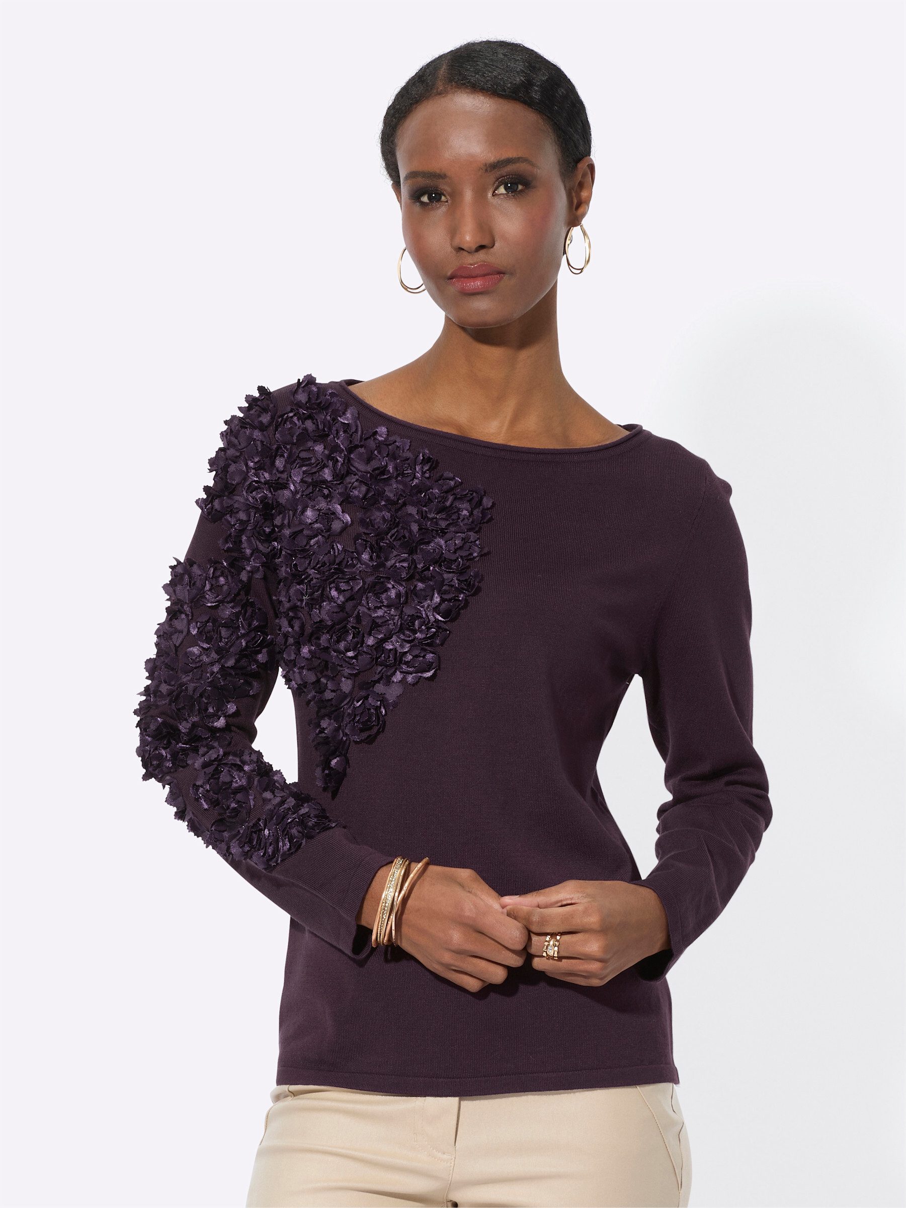 Strickpullover Langarm-Pullover