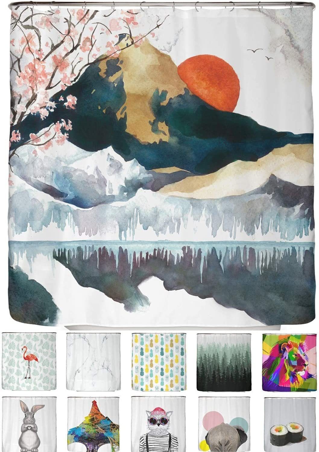 Arteneur Duschvorhang Breite 150 cm, Anti-Schimmel Beschichtet, Beschwerter günstig online kaufen