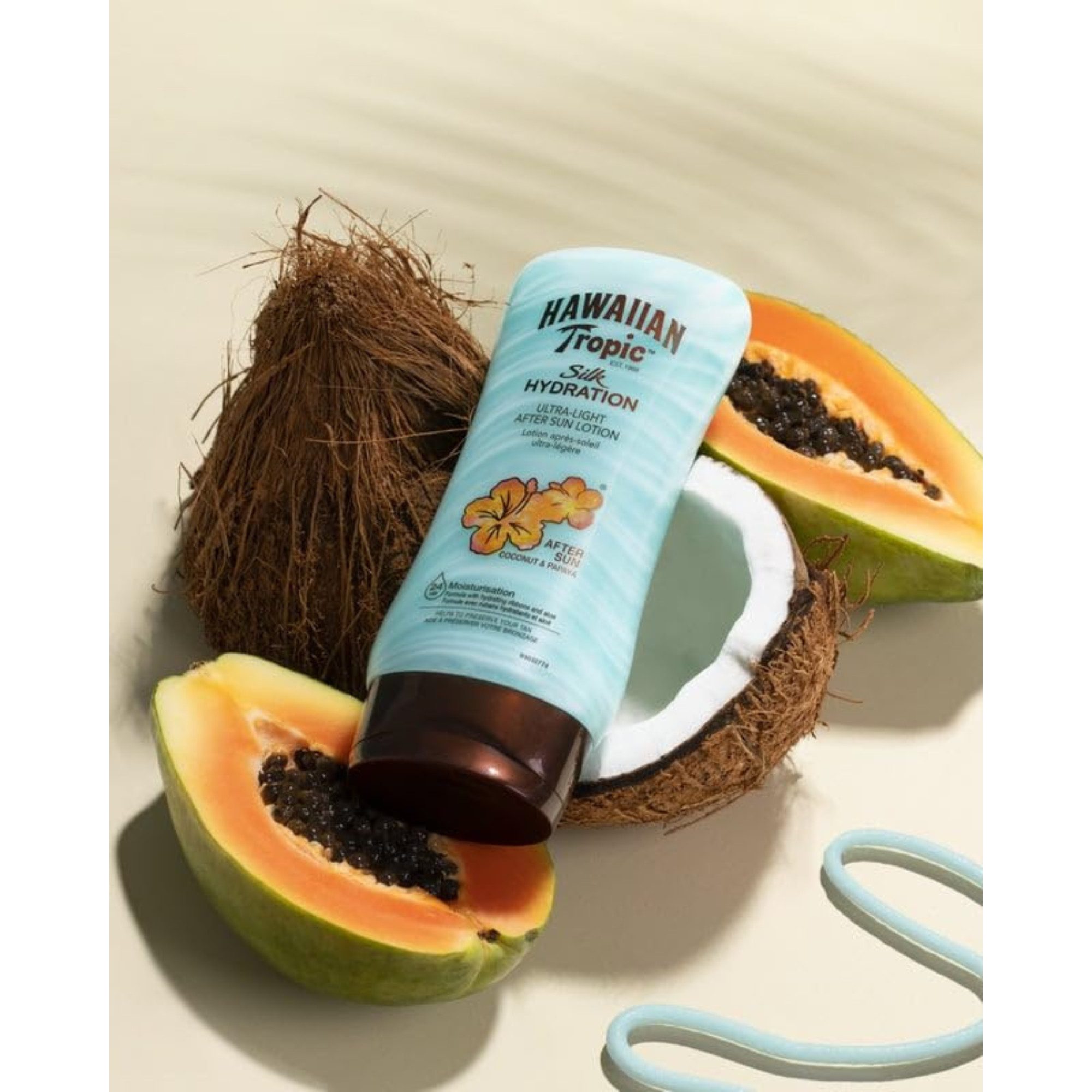 Hawaiian Tropic After Sun-Lotion Silk Hydration AIR SOFT Coconut & Papaya 2er Pack (2x 180ml)