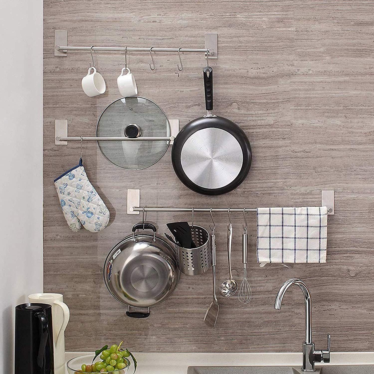 BlingBin S-Haken Wandhaken Aufhängehaken Edelstahl S Haken Schwerlast Haken günstig online kaufen