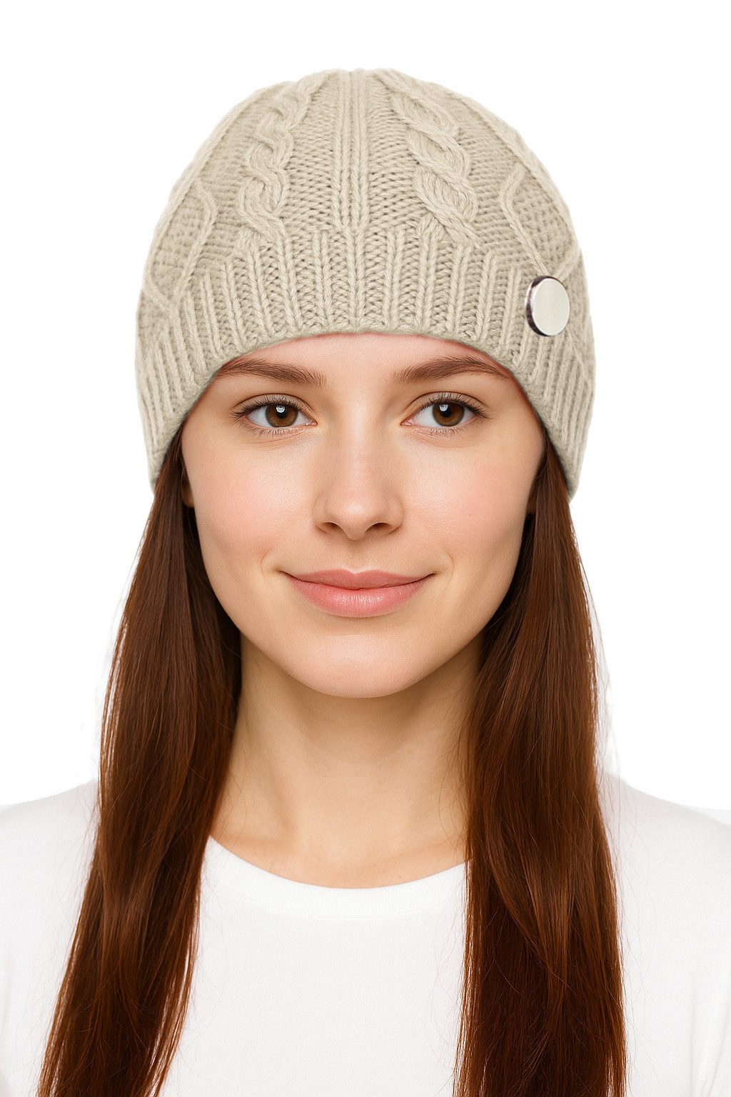 dy_mode Strickmütze Damen Strickbeanie mit Zopfmuster günstig online kaufen