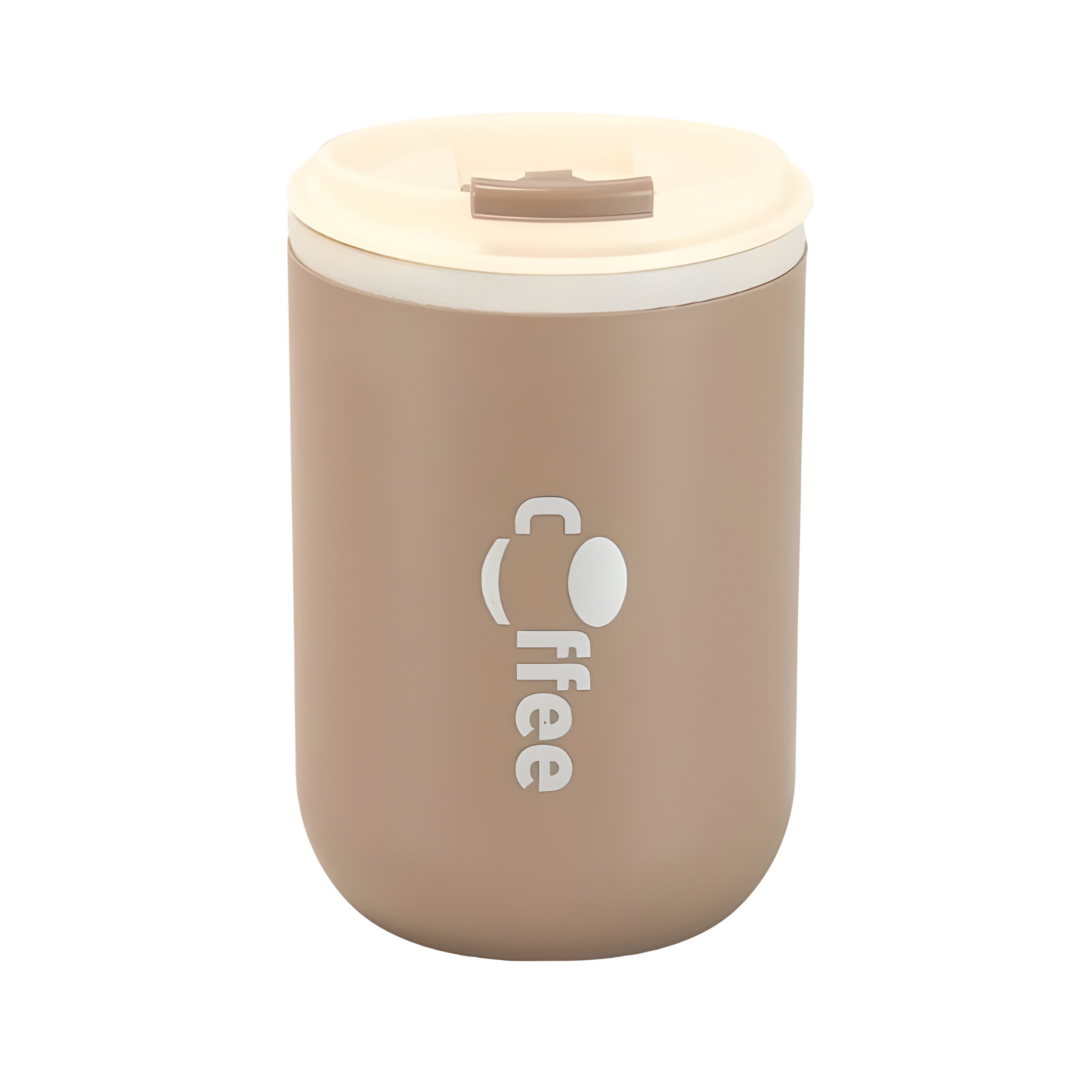 WS-Trend Coffee-to-go-Becher Isolierter Kaffeebecher Thermobecher Becher To-Go 500 ml, Edelstahl, Kunststoff