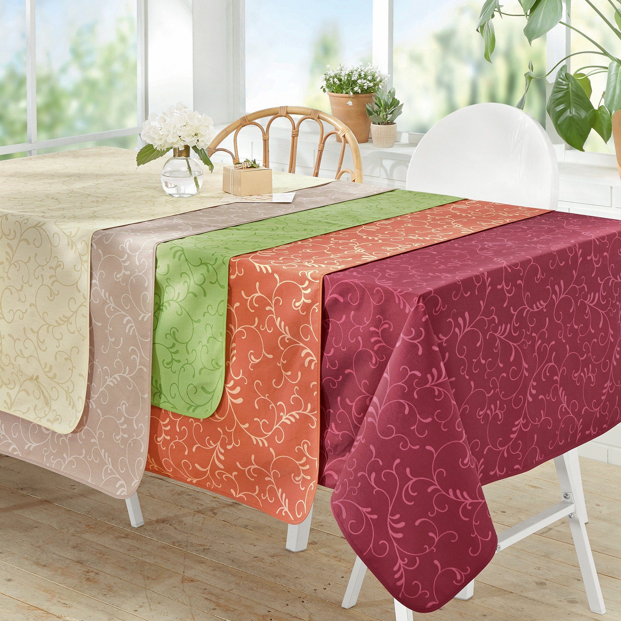 Erwin Müller Mitteldecke Mitteldecke "Essen", abwaschbar Ranke