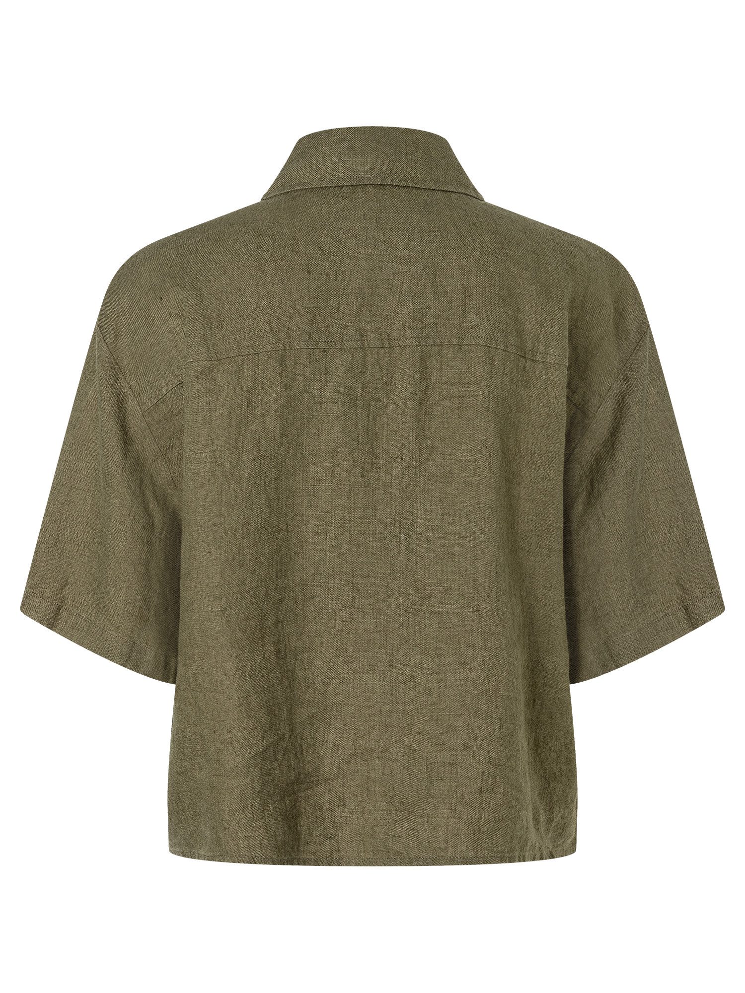 MORE&MORE Kurzarmbluse Leinenbluse günstig online kaufen