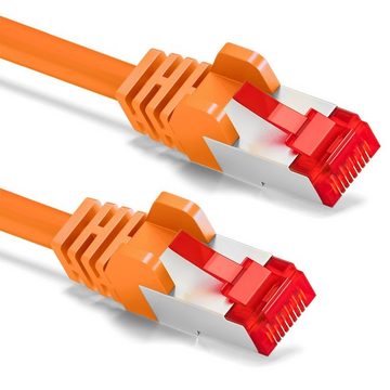 deleyCON deleyCON 0,25m CAT6 Patchkabel S-FTP PIMF Netzwerkkabel Ethernetkabel LAN-Kabel