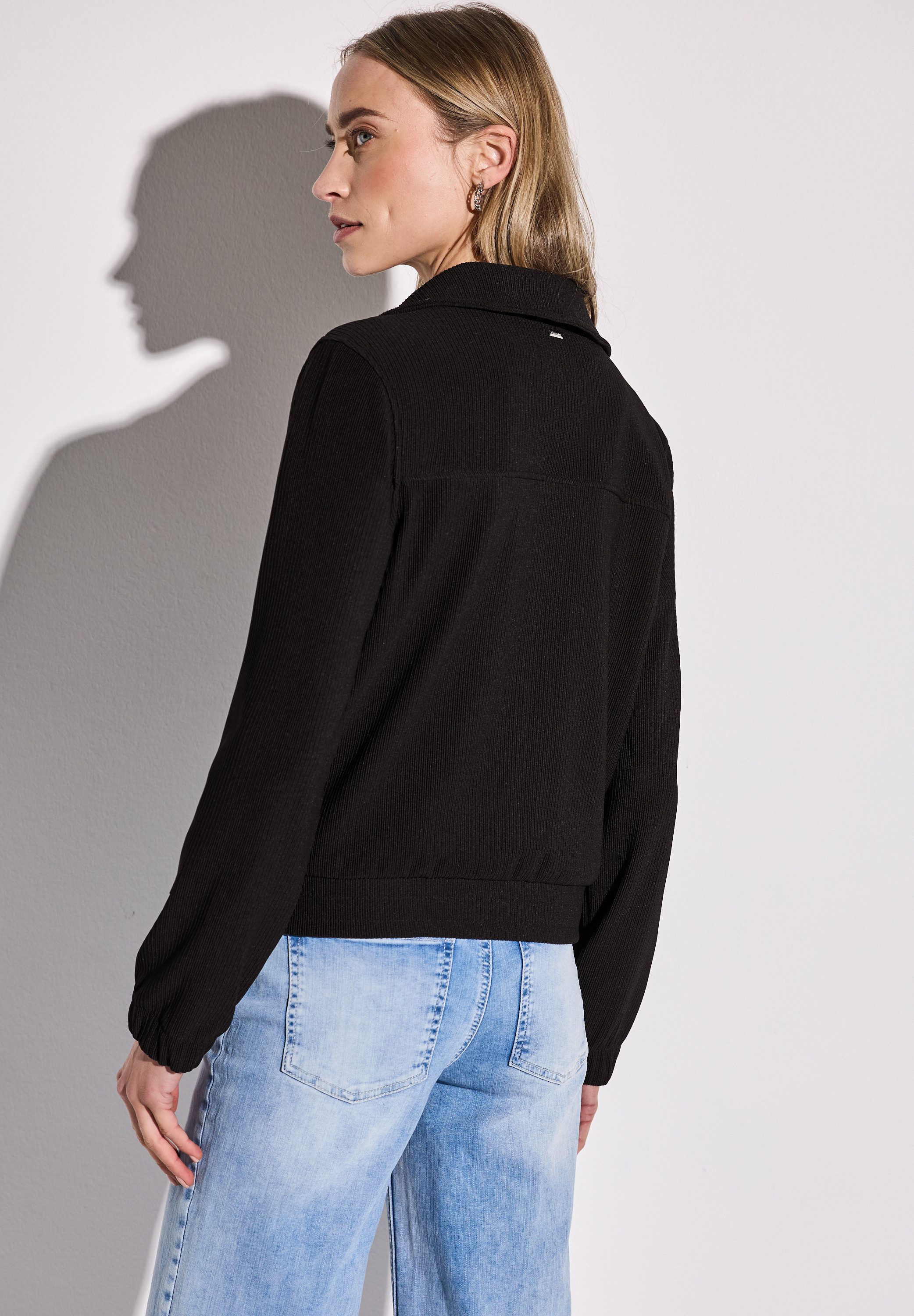 STREET ONE Sweatjacke, mit Brusttaschen günstig online kaufen