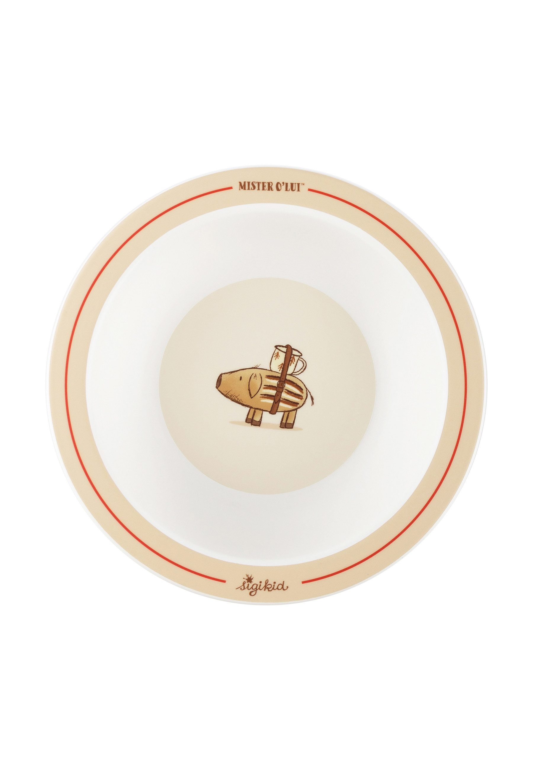 Sigikid Kinderschüssel Schüssel Mister O'Lui, Material außen: 100% rPET; Material innen: Silikonring im Boden, (Schälchen, 1-tlg), Kinder Mahlzeiten