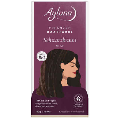 Ayluna Haarfarbe Schwarzbraun, Schwarz, 100 g