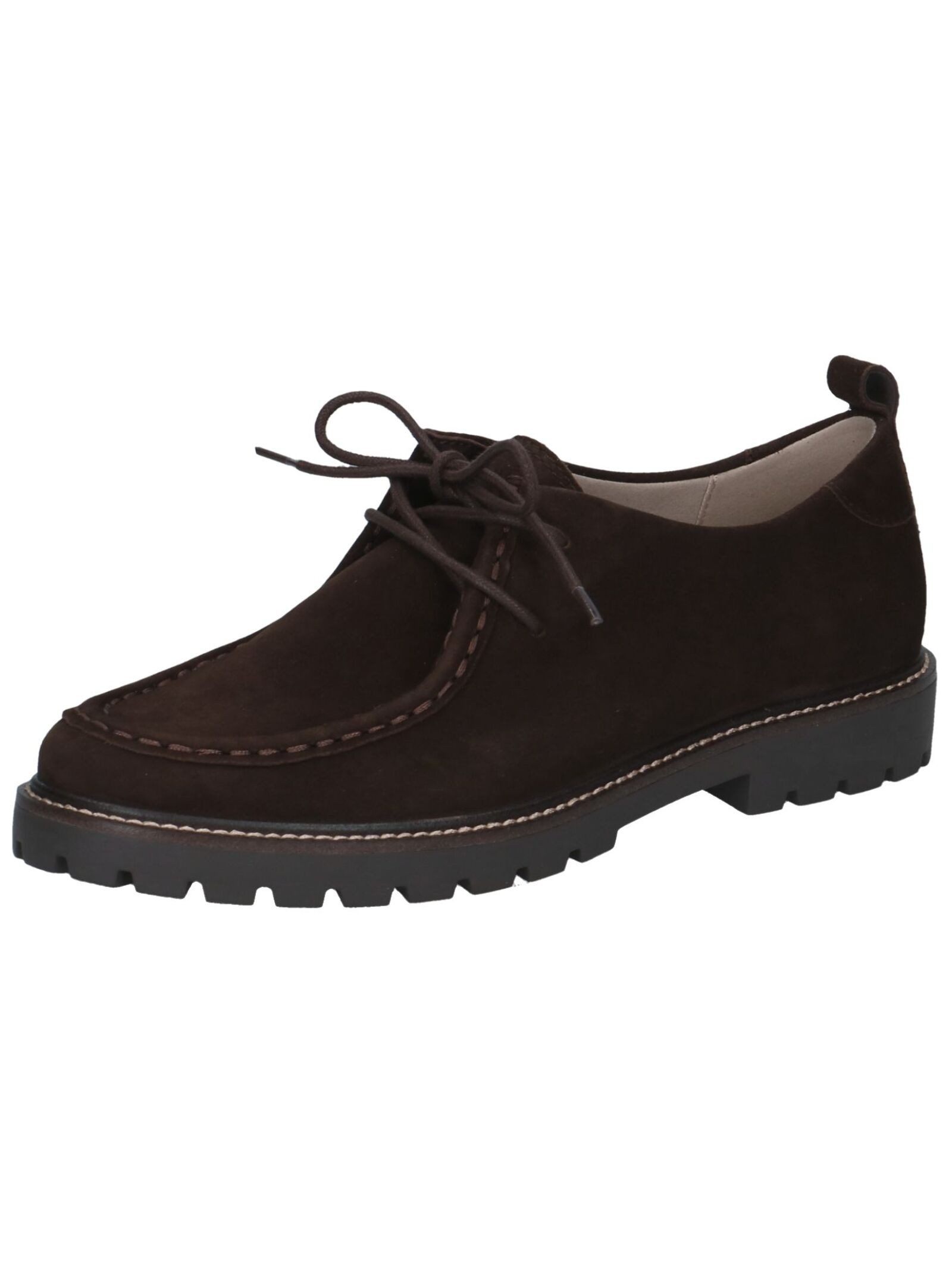 Caprice Halbschuhe Veloursleder . Schnürschuh