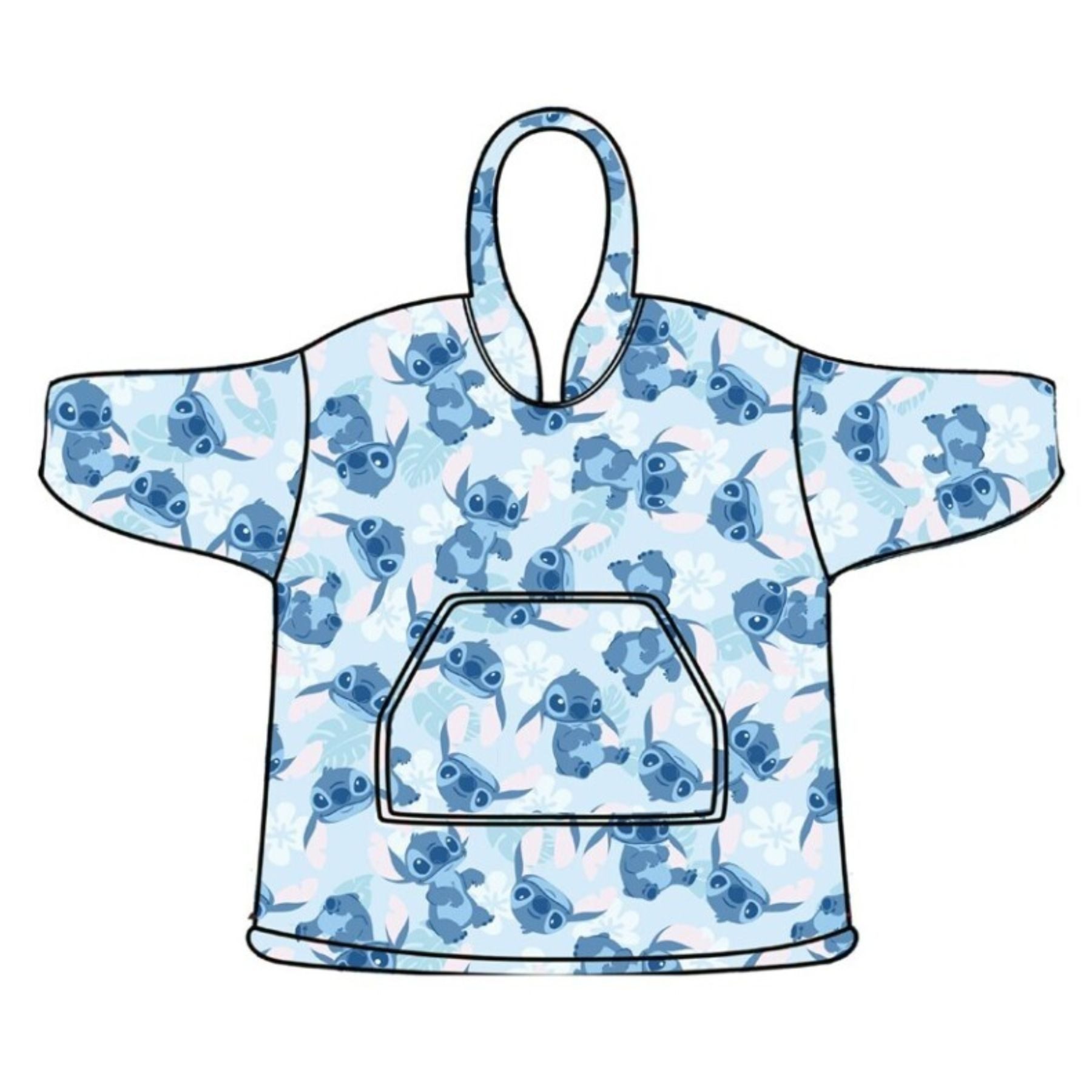 Überwurf Hoodie-Decke für Kinder – Kuscheliger günstig online kaufen