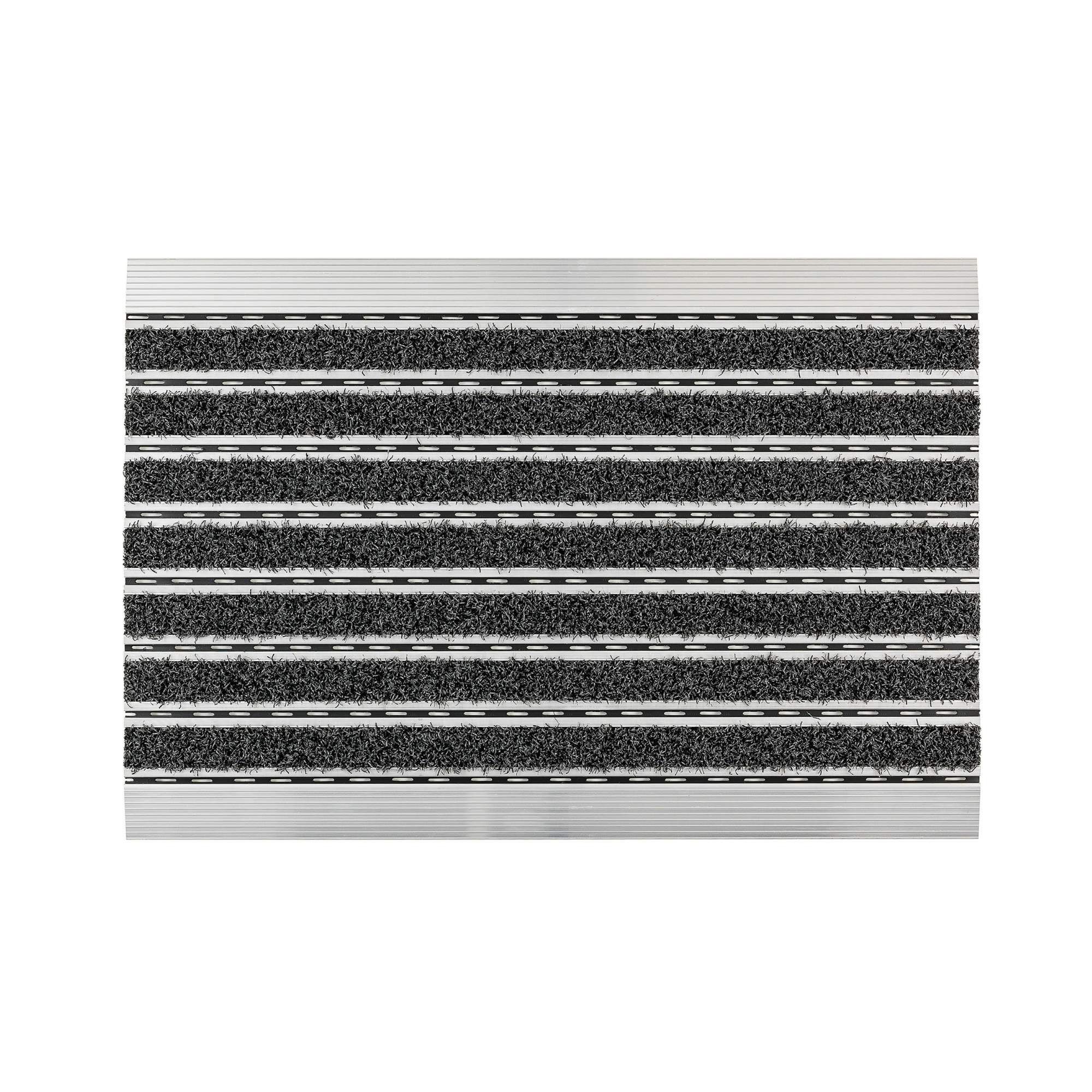 Fußmatte ELEGANT MAT Aluminium Fussmatte für den Außenbereich, ASTRA, Rechteckig, Höhe: 13 mm, in Anthrazit