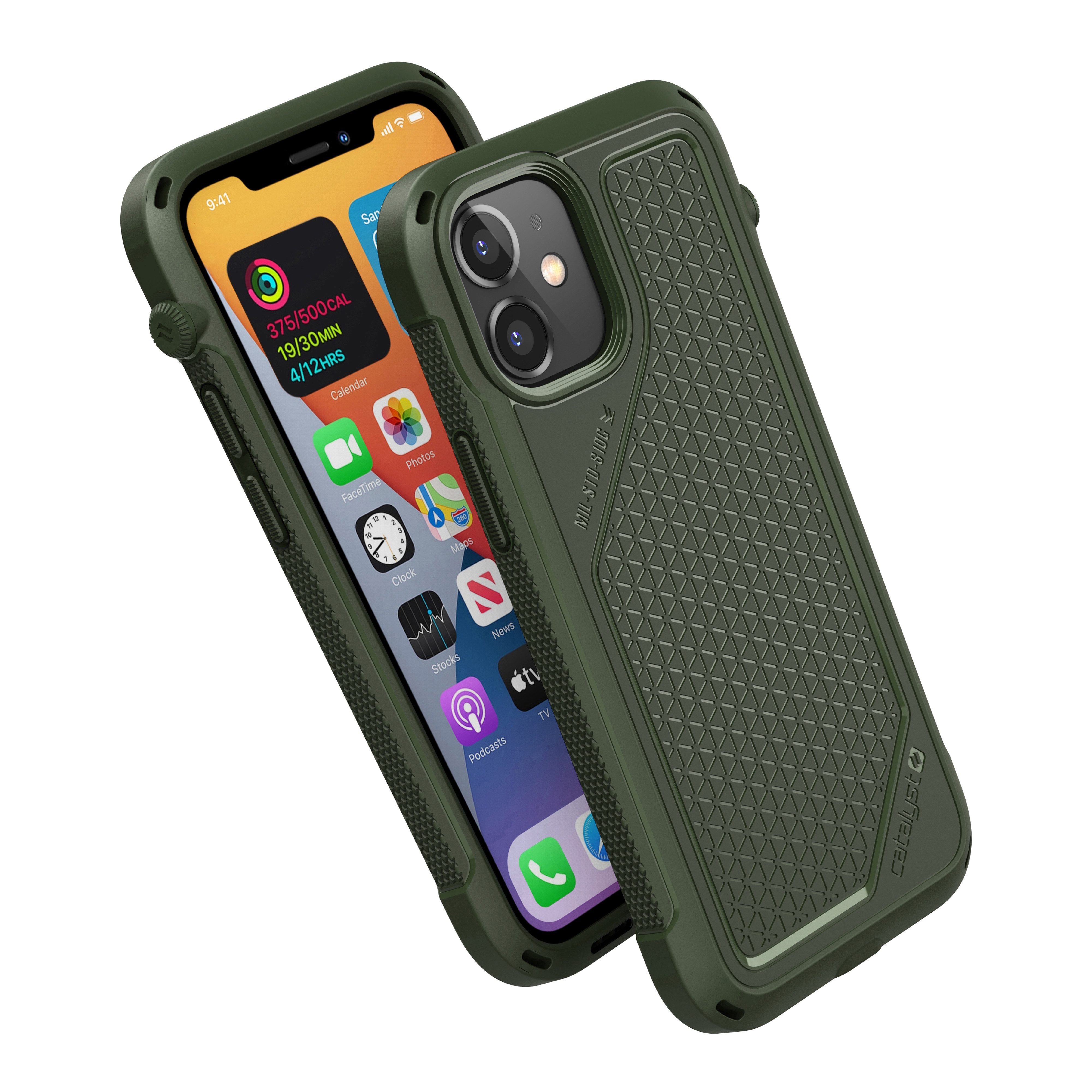 Catalyst Smartphone-Hülle Vibe Case, für iPhone 12 Mini, Army Green