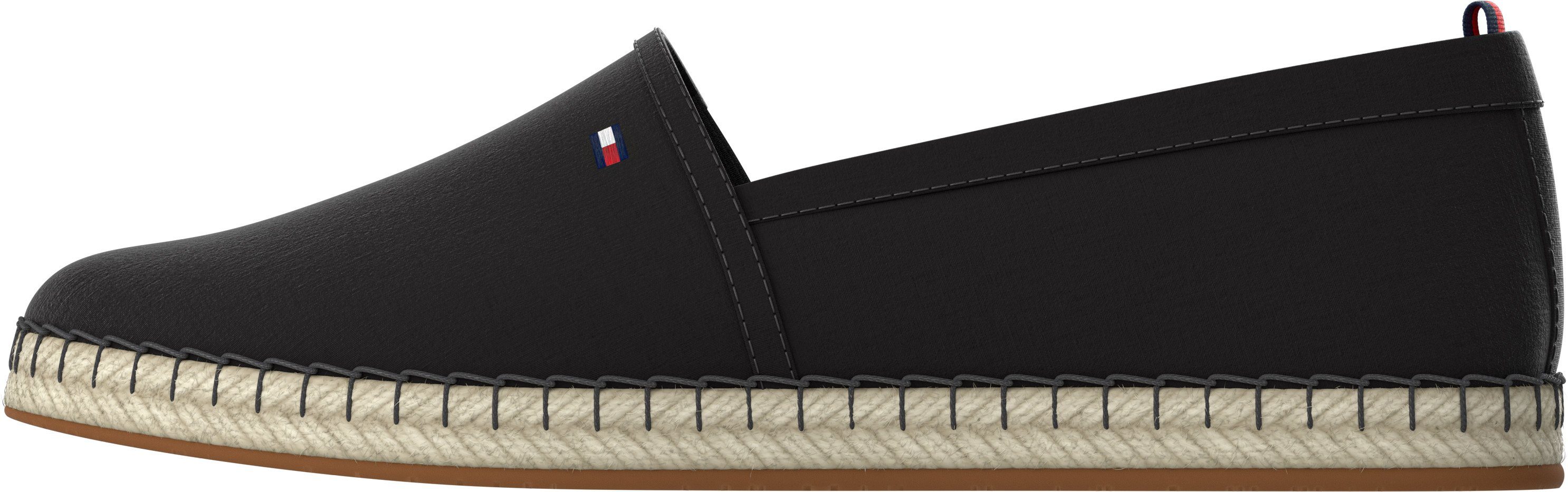 Tommy Hilfiger BASIC TOMMY FLAT ESPADRILLE Espadrille Sommerschuh, Slides, Loafer mit gesticktem Logoflag