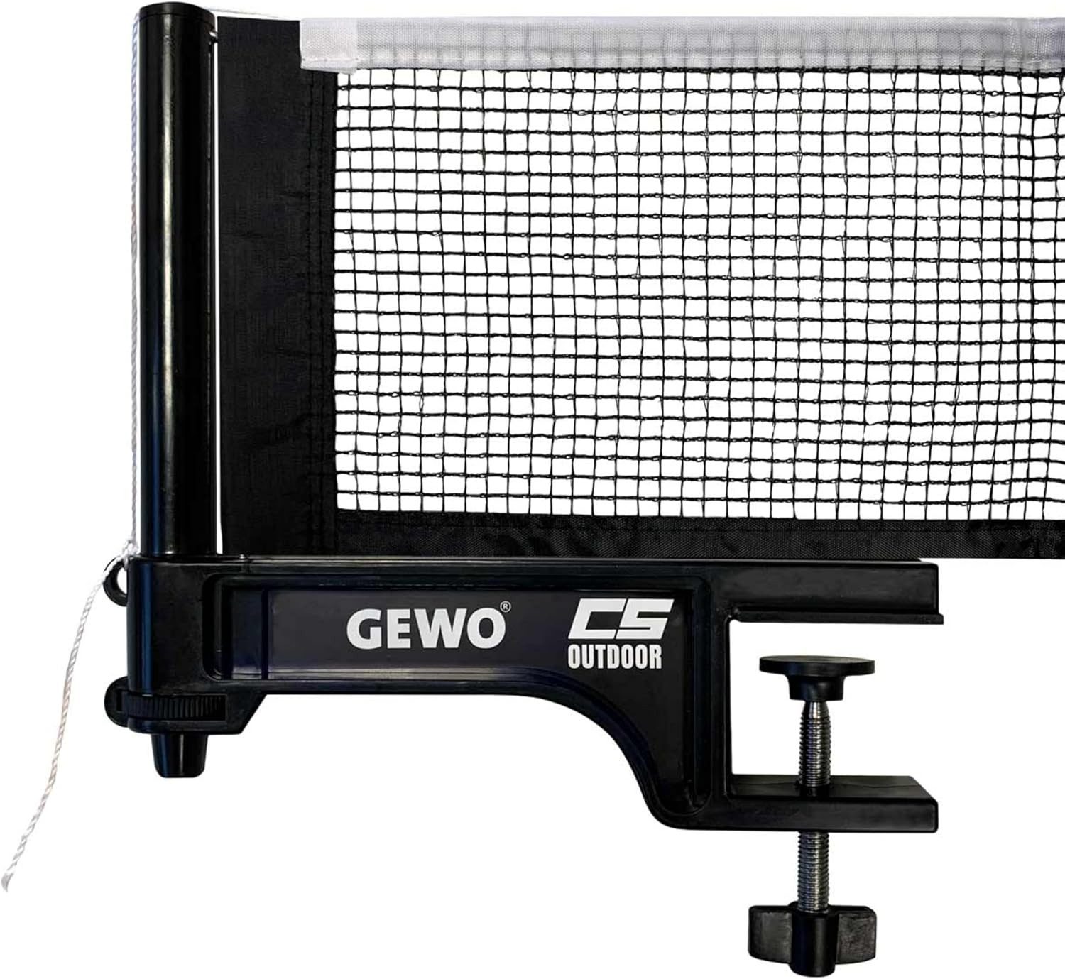 Gewo Tischtennisnetz CS Outdoor, Netz für Tischtennis, schwarzes Garn