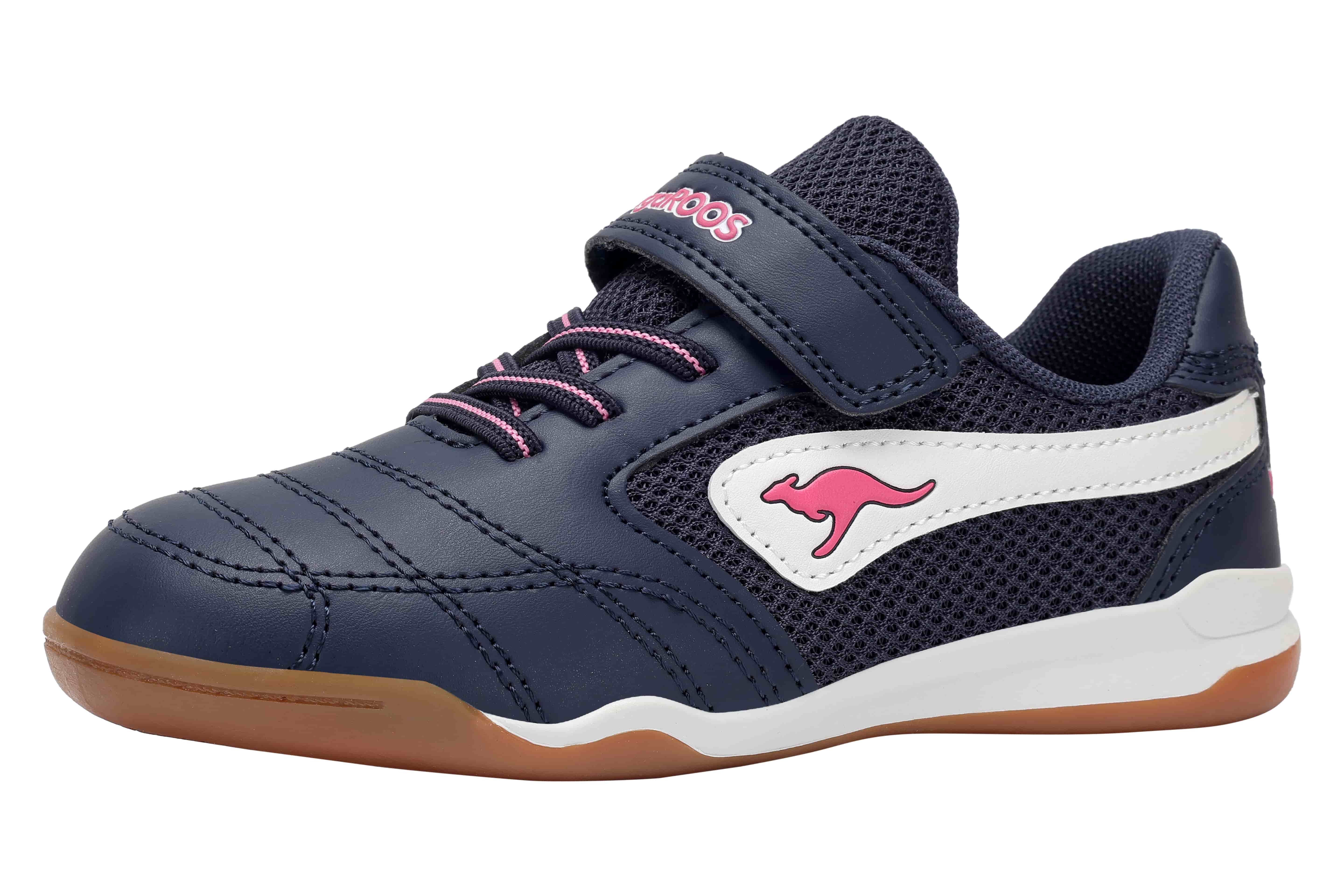 KangaROOS K-BRACEYARD EV Indoorschuh Hallenschuh für Kinder und Jugendliche, mit Klettverschluss
