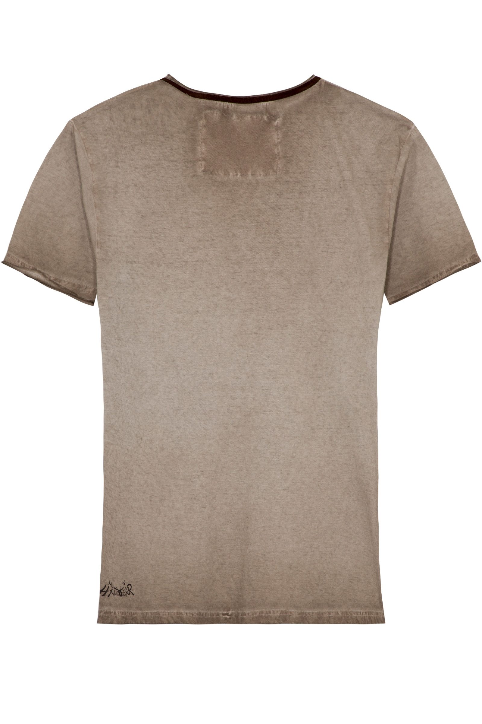 Hangowear Trachtenshirt Trachtenshirt Herren - FEODOR - hellbraun