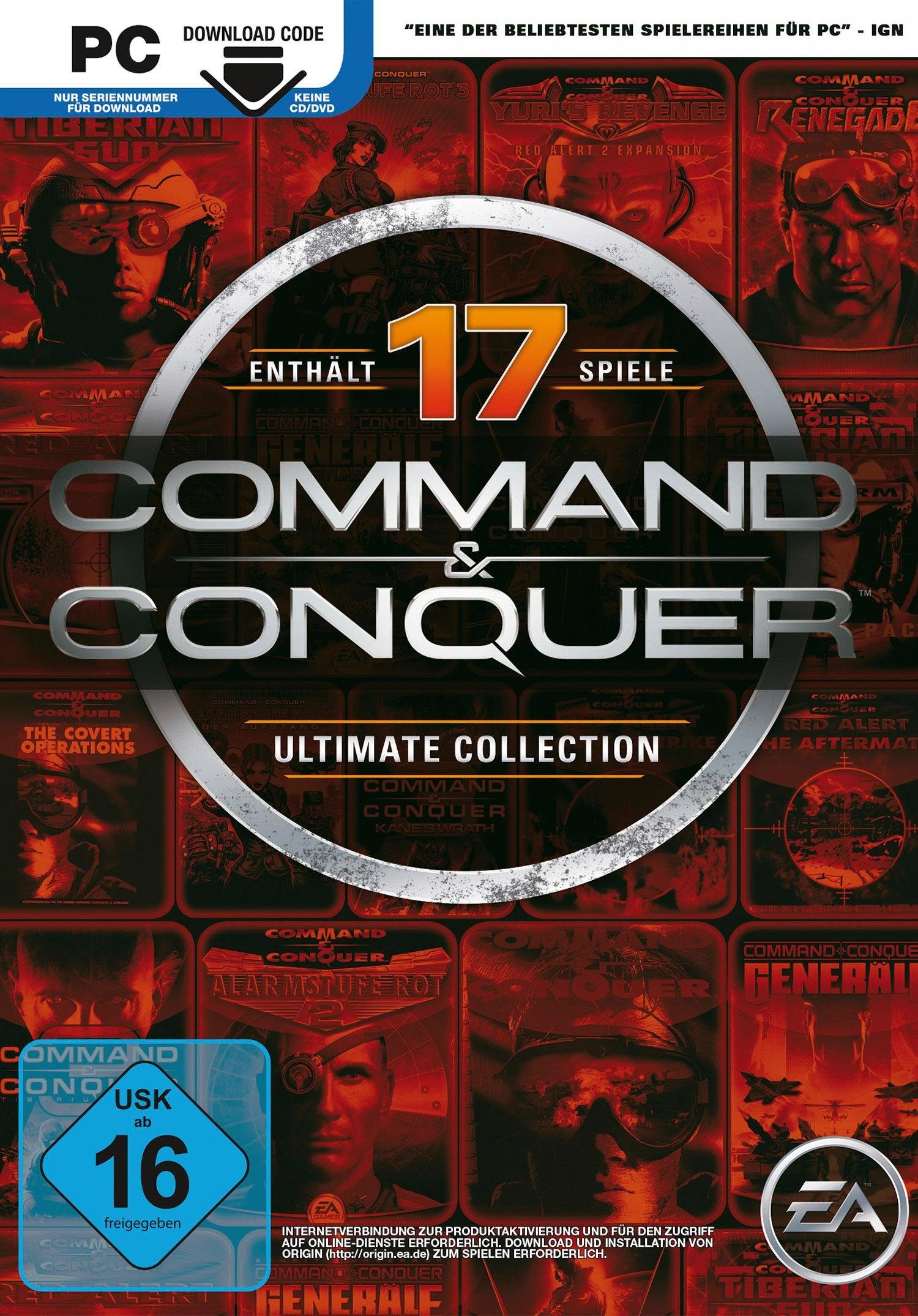 Software Ultimate Arts & Electronic Pyramide Collection Conquer: PC, Command