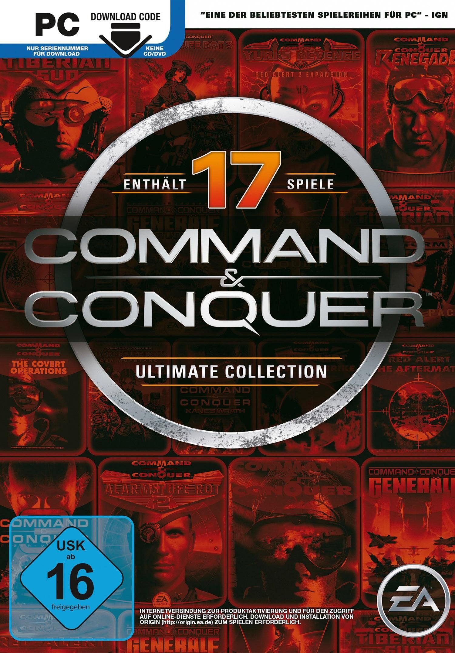 Command & Conquer: Ultimate Collection (Code in a Box), PC, Software Pyramide