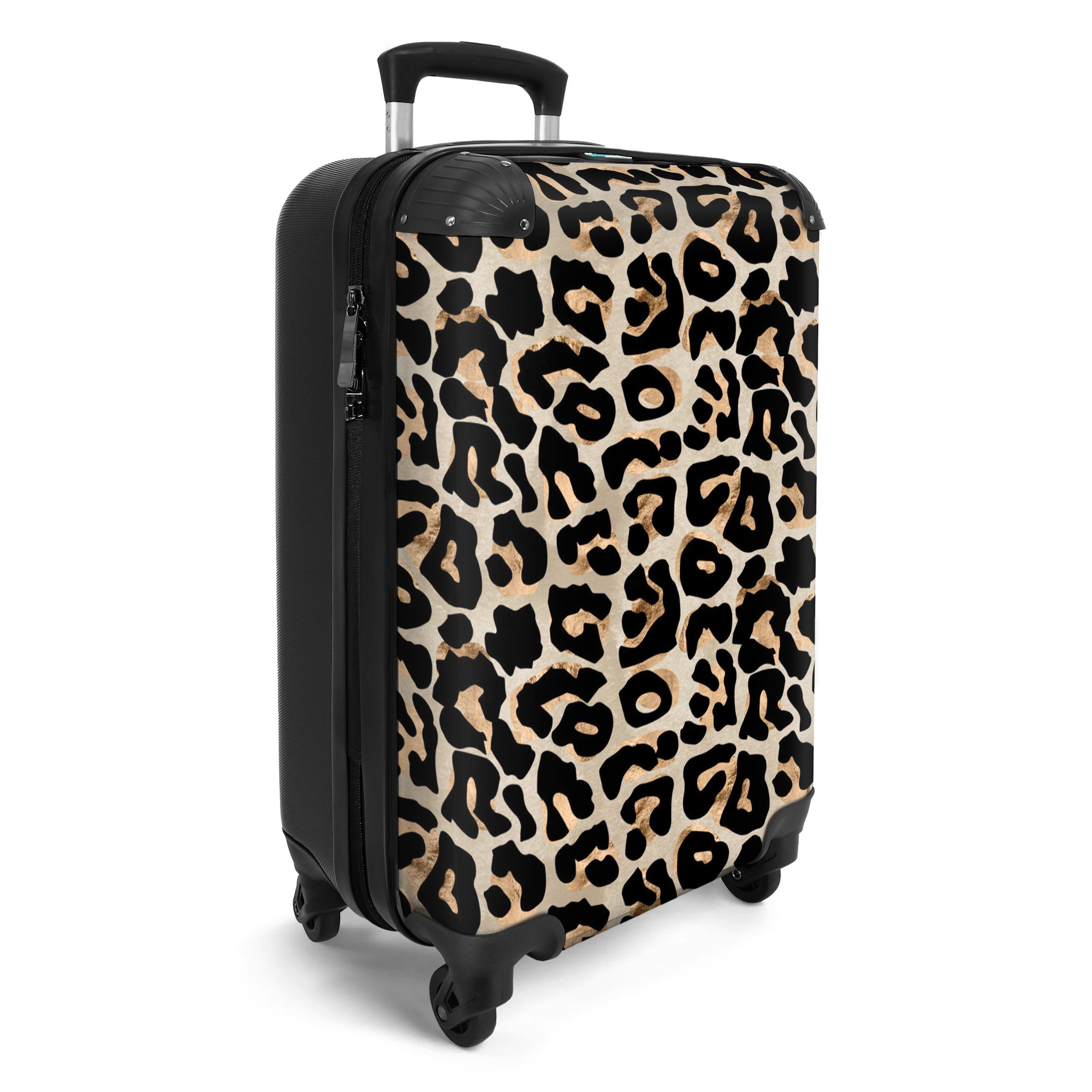 NoBoringSuitcases.com© Hartschalen-Trolley Panther Druck - Tiere günstig online kaufen