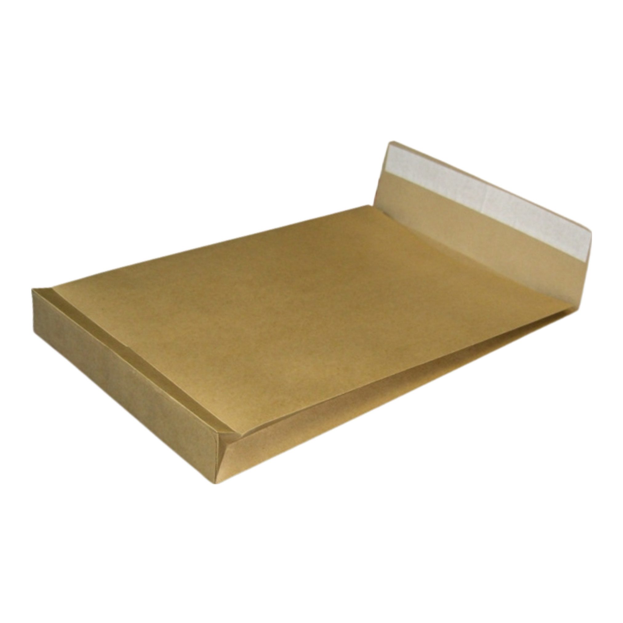 Packen24 GmbH Versandtasche Klotzbodenbeutel E4 braun Faltentaschen Versandtaschen