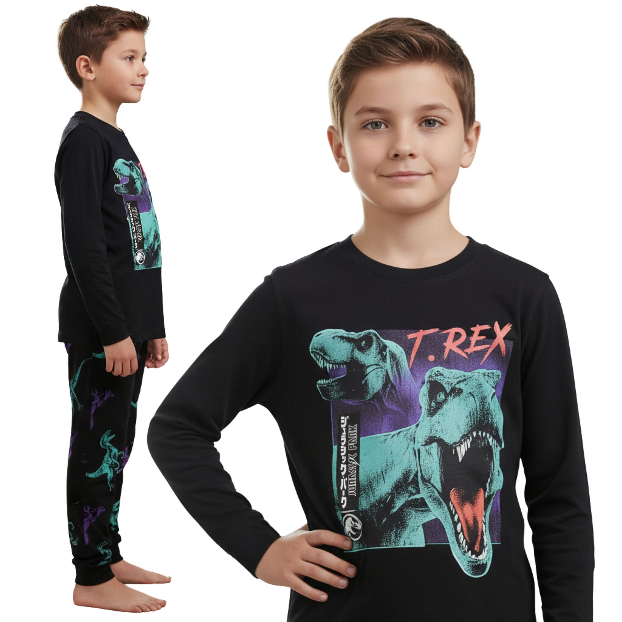 Jurassic World Pyjama Jurassic World Pyjama Jungen, zweiteilig, langarm, 100% Baumwolle