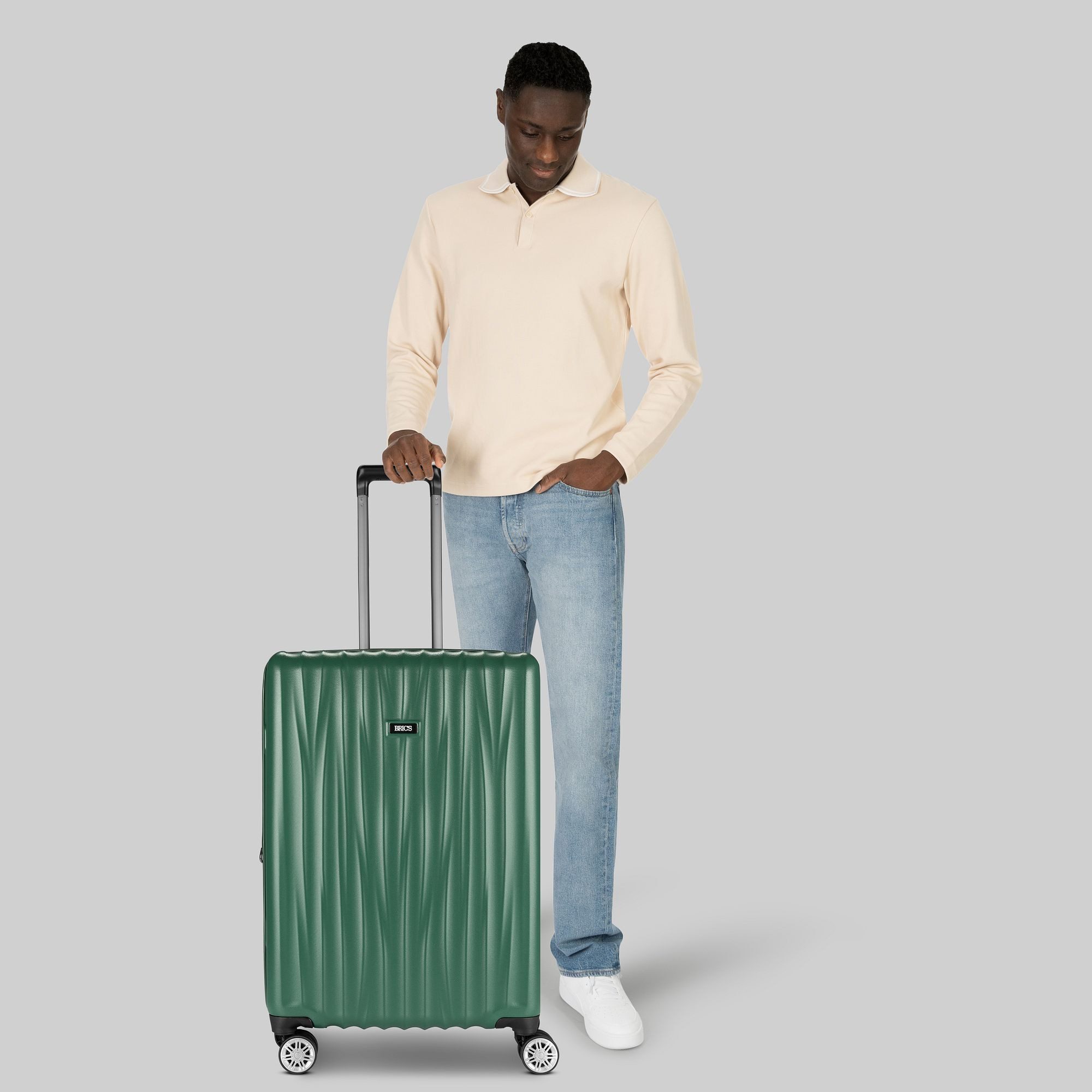 Bric's Hartschalen-Trolley Cervia 2.0, 4 Rollen, Polypropylen