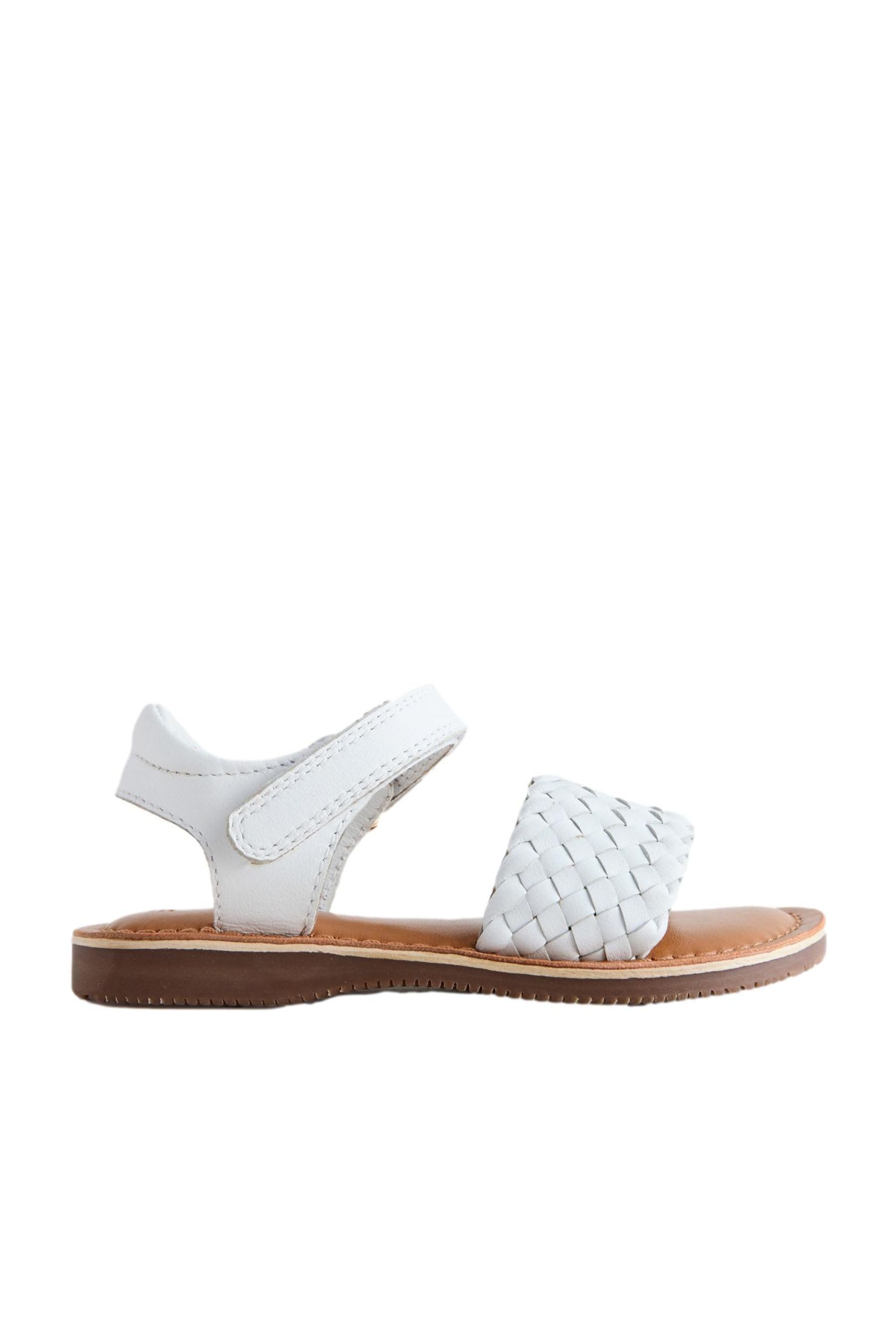 Next Ledersandalen mit Klettverschluss, weite Passform Sandale
