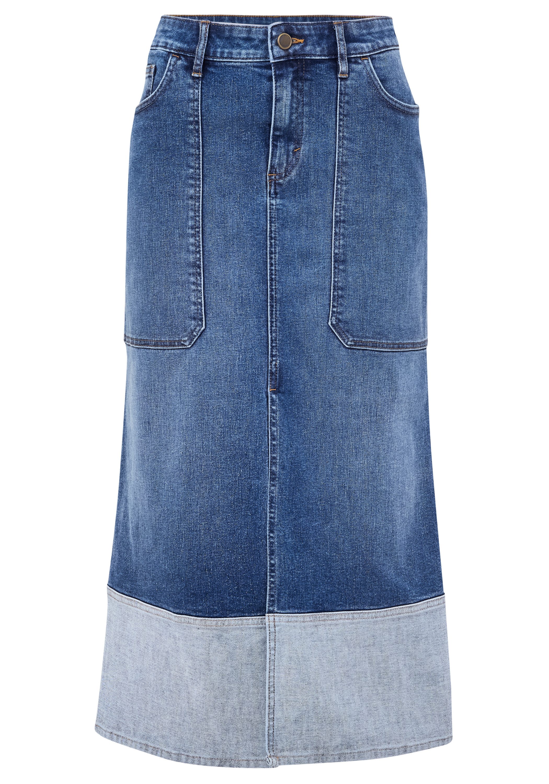 Paddock's Jeansrock Langer Jeansrock für Damen günstig online kaufen