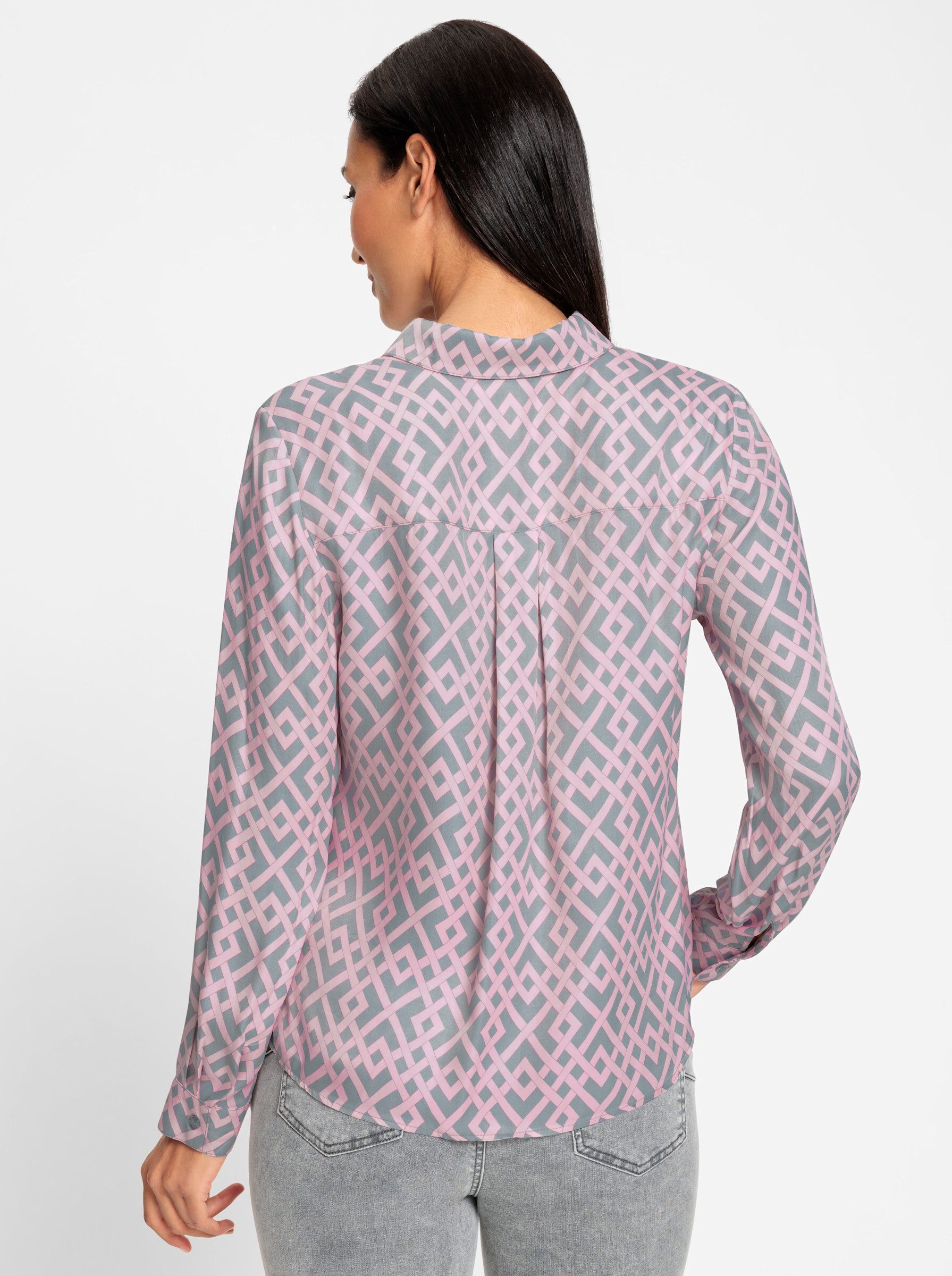 heine Klassische Bluse Druckbluse Langarm günstig online kaufen