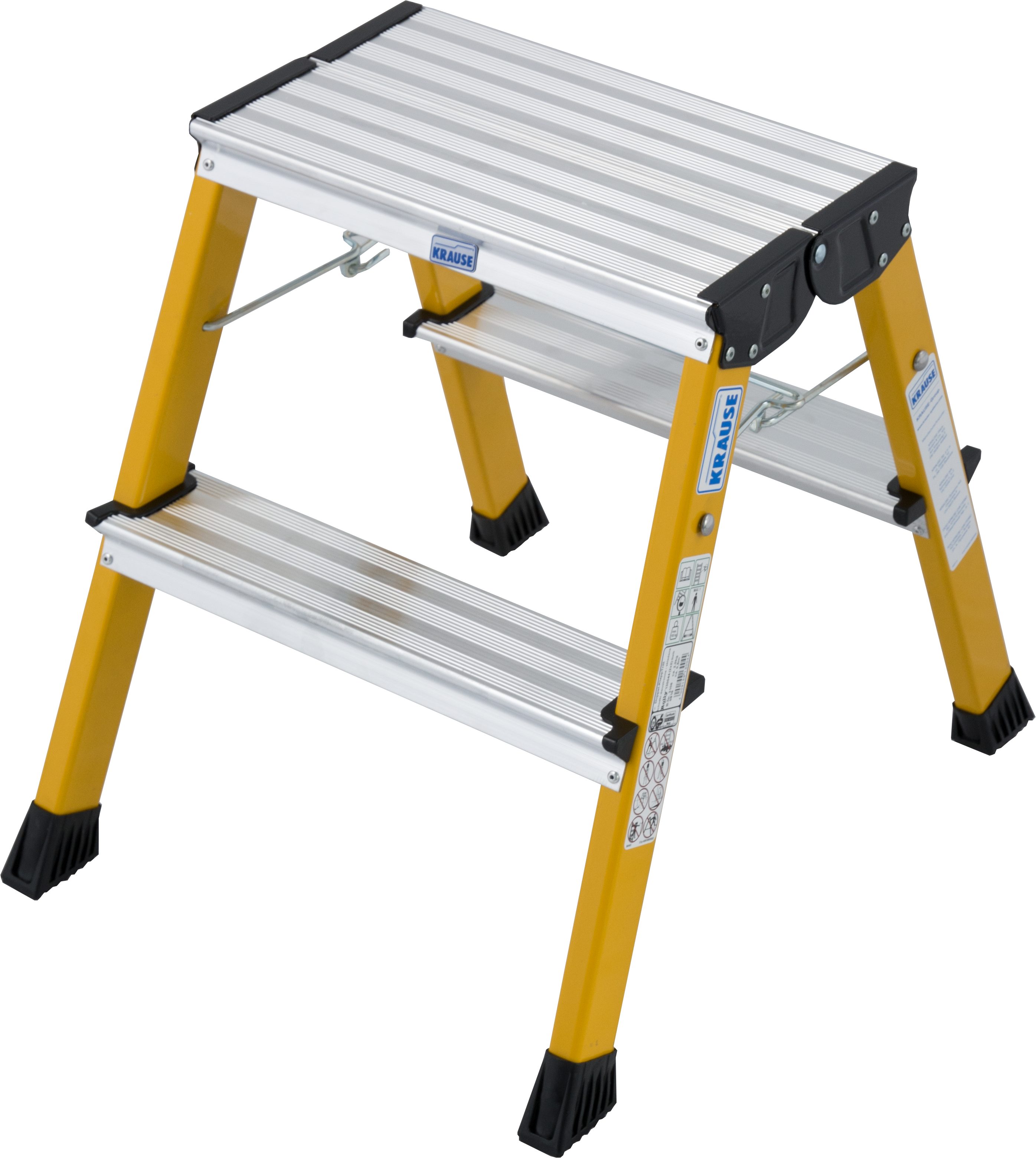 KRAUSE Klapptritt Rolly, 2 x 2 Stufen