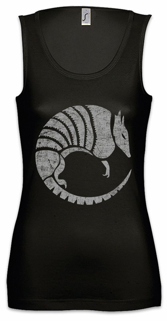 Tanktop Armadillo Territory II Ärmelloses Damen T-Shirt Into The Logo Badlands
