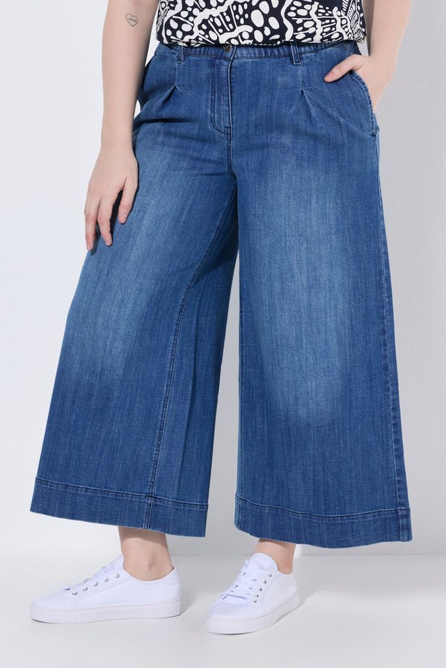 Ulla Popken 5-Pocket-Jeans Jeans Mary extraweit leicht ausgestellt