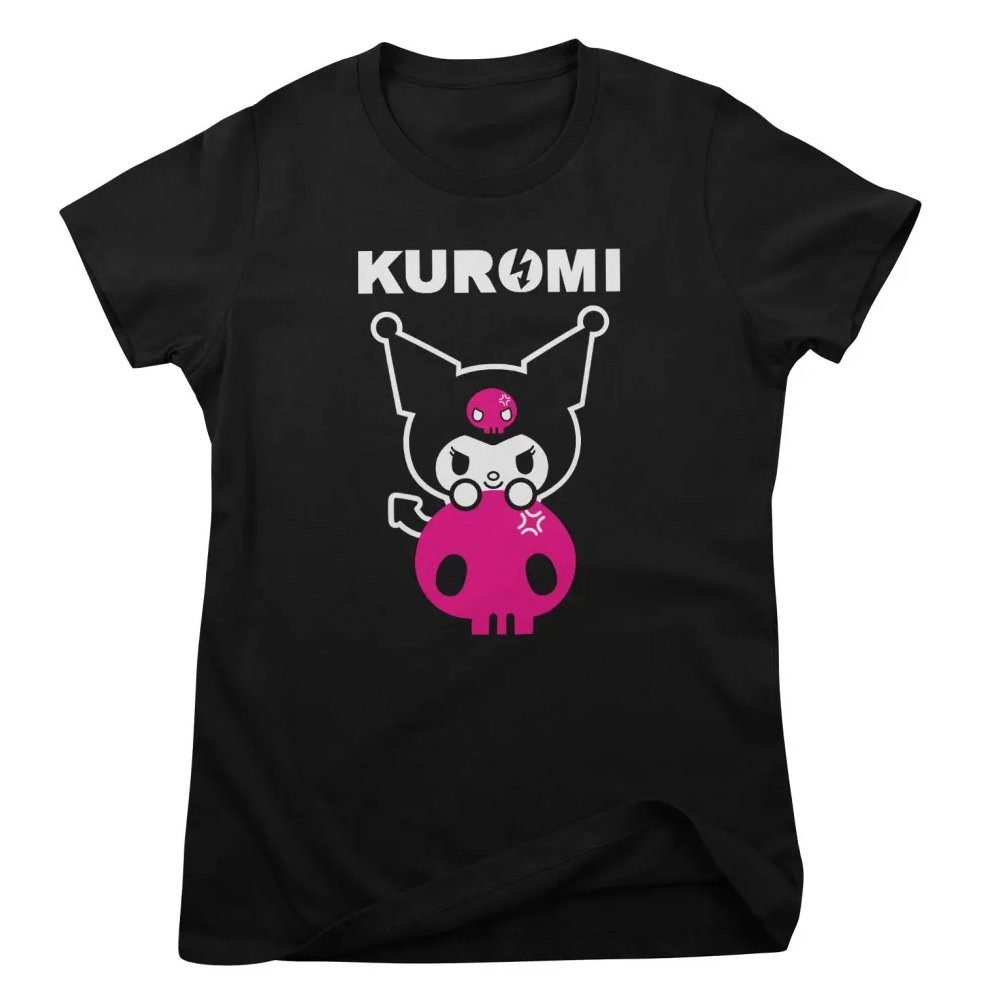 Hello Kitty T-Shirt Kuromi Pink Patch Girly Tee