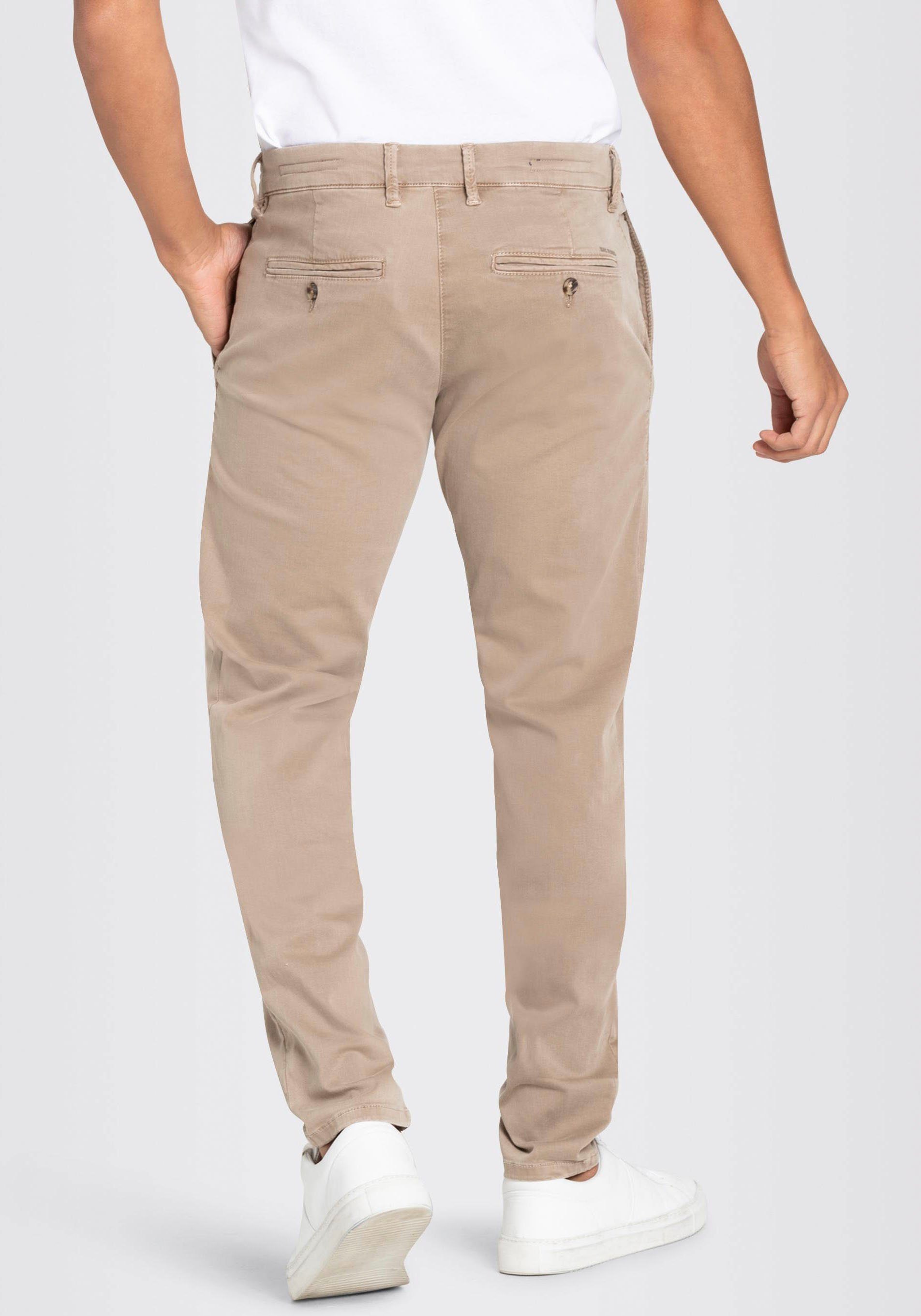 typischen beige Driver MAC den Mit dune Chino-Taschen Chinohose