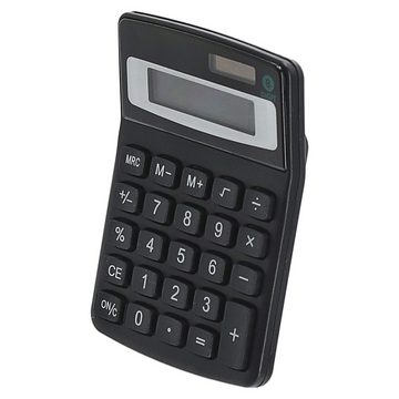 CEPEWA Taschenrechner Solartaschenrechner 8stellig 9x12cm schwarz Kunststoff solarbetrieben