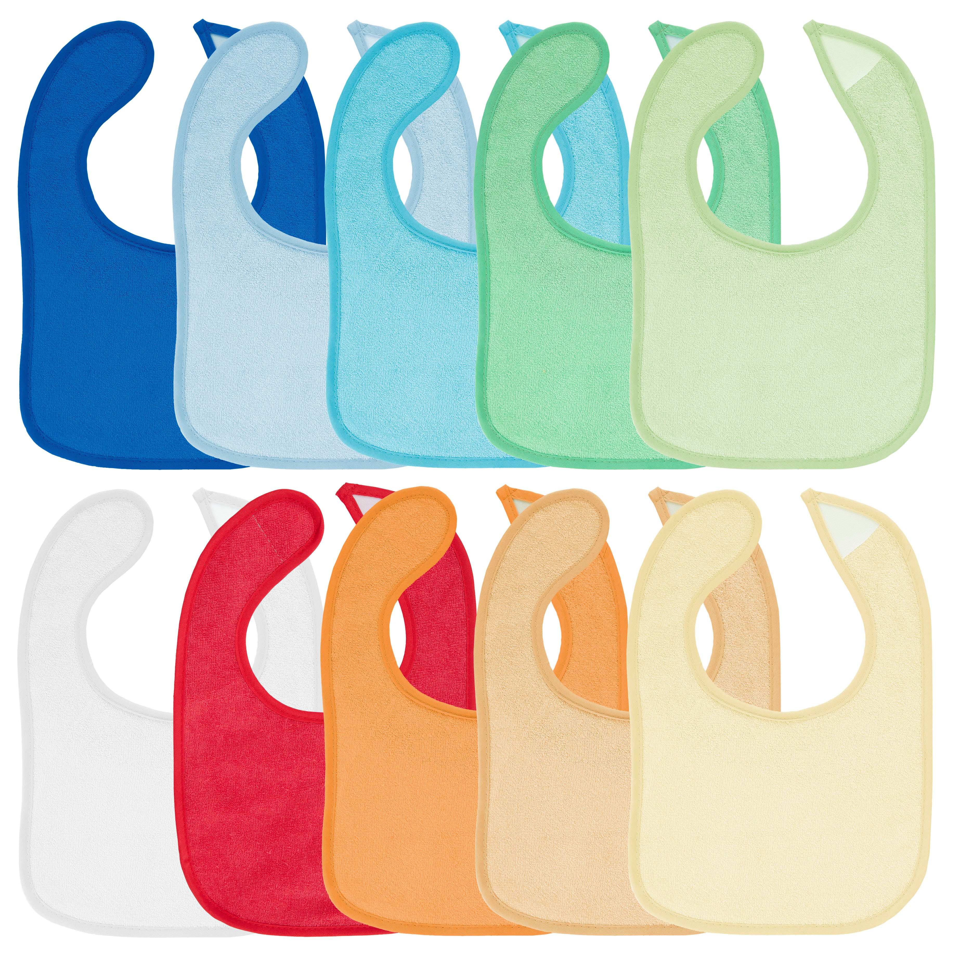 BIECO Lätzchen Bieco Baby Lätzchen 10er Pack Baby Lätzchen Wasserdicht Schlabberlatz