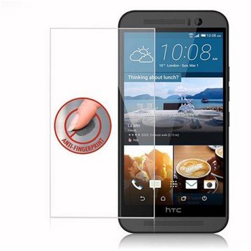 Cadorabo Schutzfolie HTC ONE M9, (1-St), Schutzglas Panzer Folie (Tempered) Display-Schutzglas mit 3D Touch