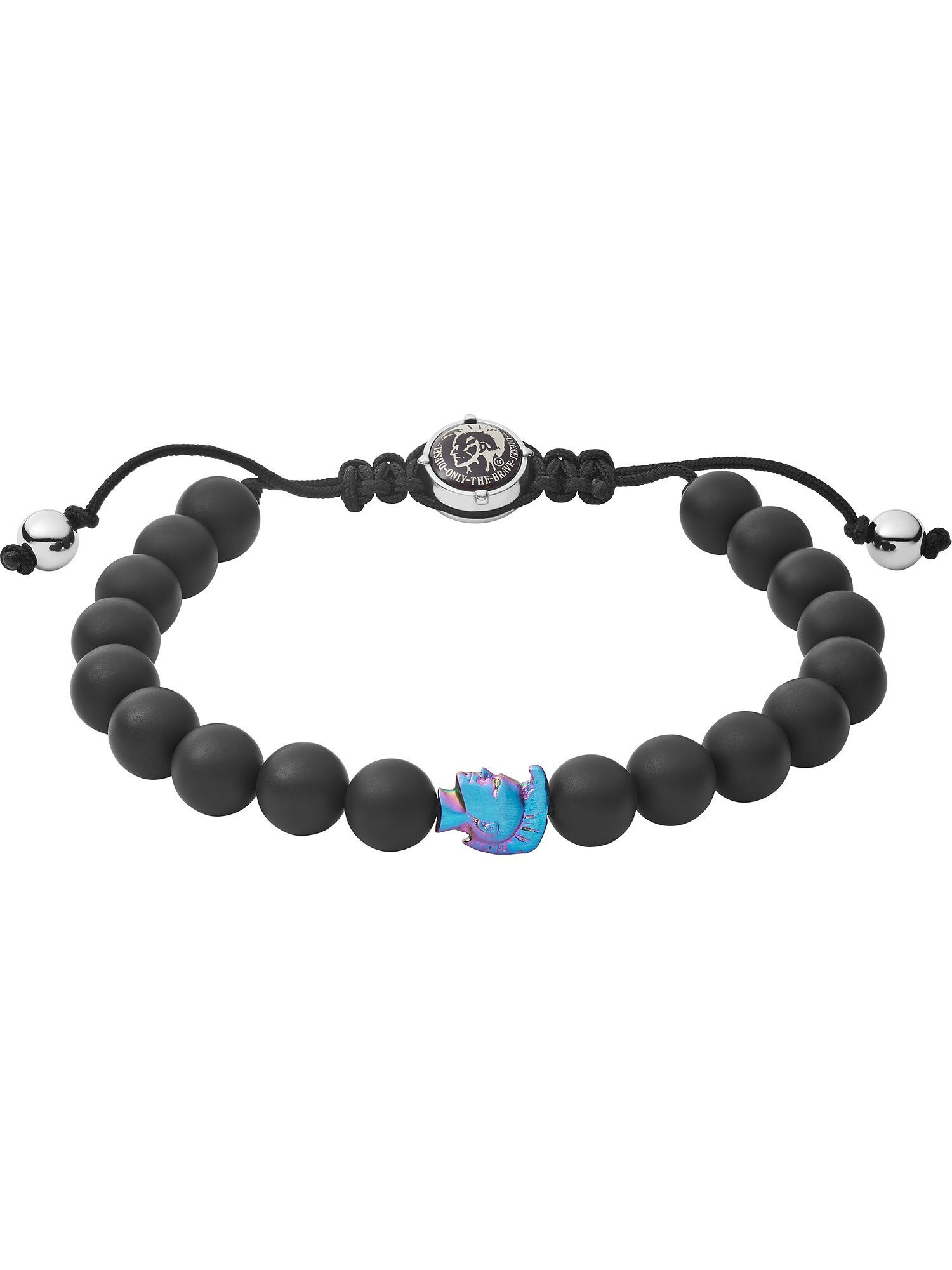 Diesel Edelstahlarmband, Trendig schwarz... Diesel Edelstahlarmband, Trendig schwarz...