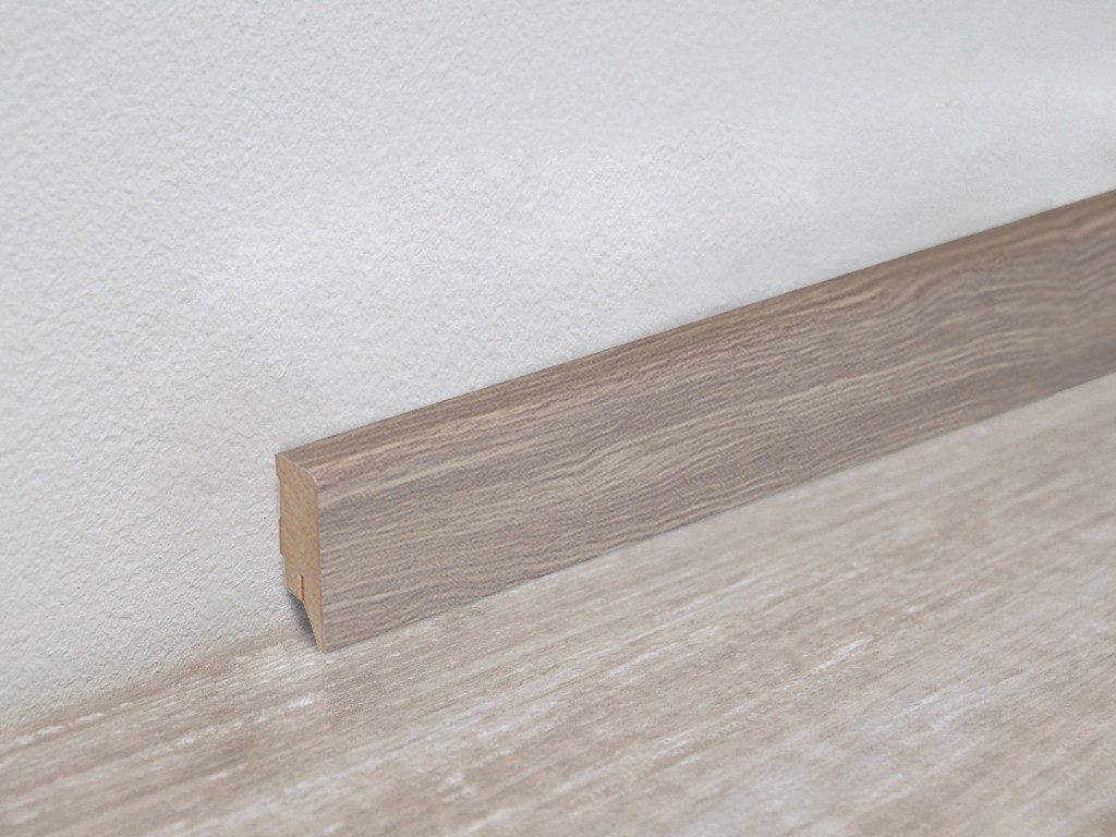 PROFI Sockelleiste Sockelleiste Eiche Antik grau Dekor, L: 250 cm