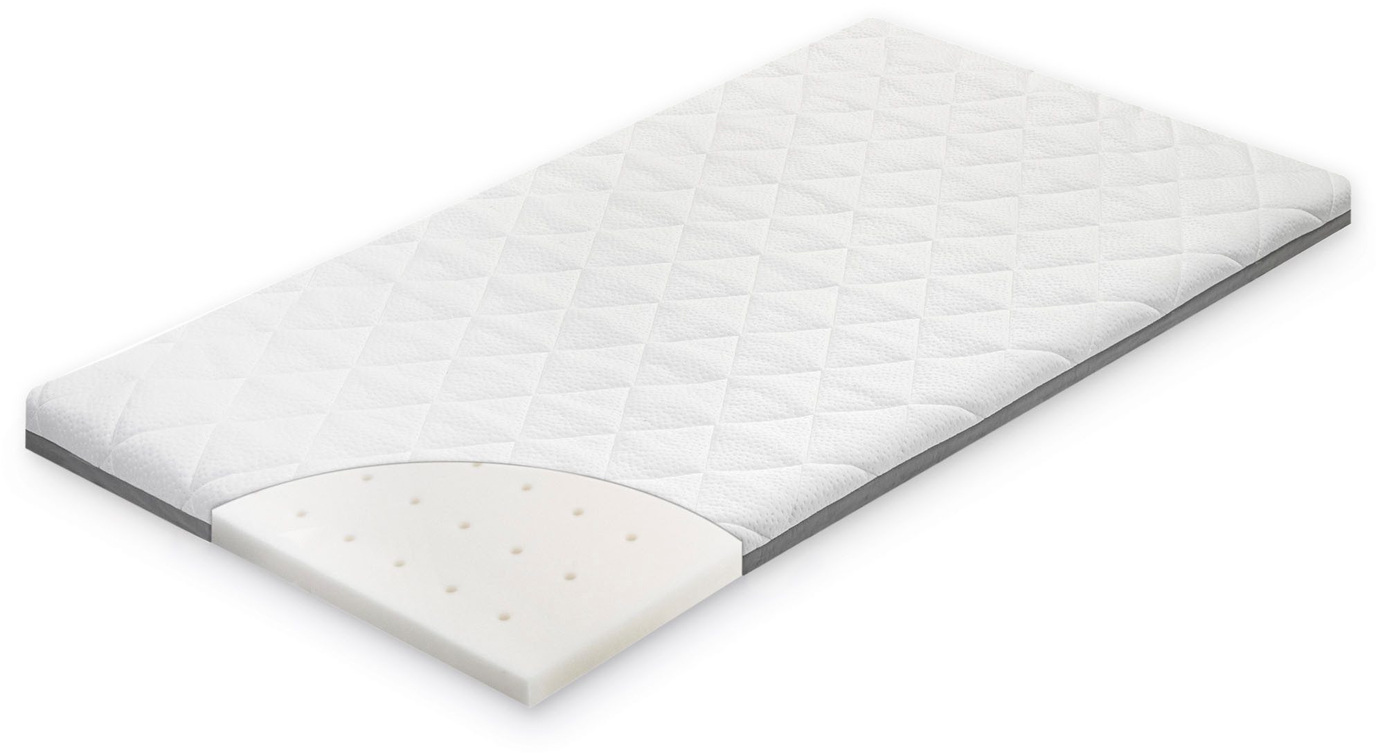 Kindermatratze Travelsoft Premium, Matratze 120x60 cm Ideal für Reisen!, Julius Zöllner, 5 cm hoch, Rollbare Matratze für Reisebetten – inklusive praktischer Tragetasche.