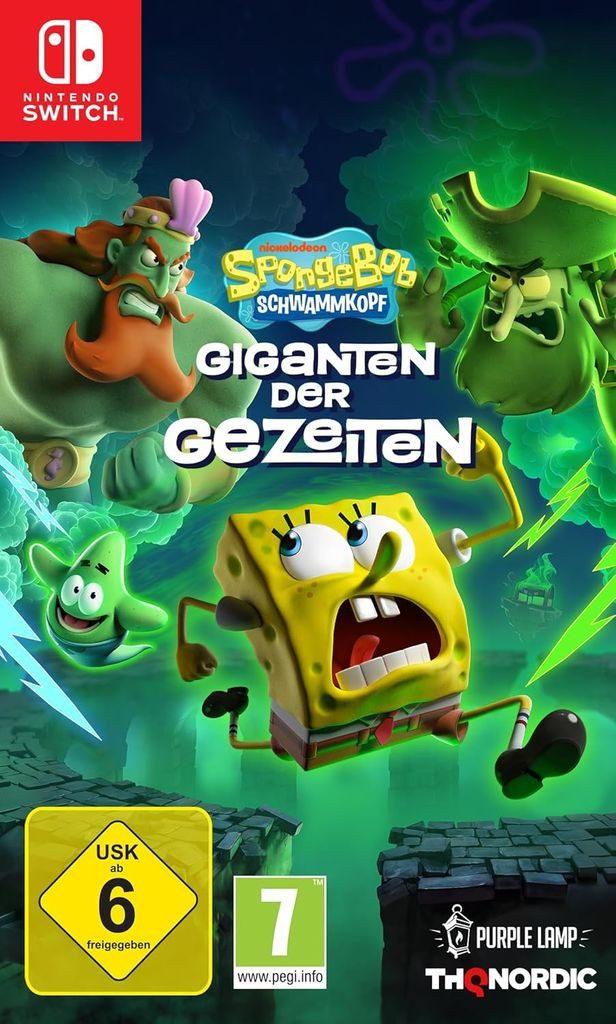SpongeBob Schwammkopf: Giganten der Gezeiten (Softwarekarte), Nintendo Switch
