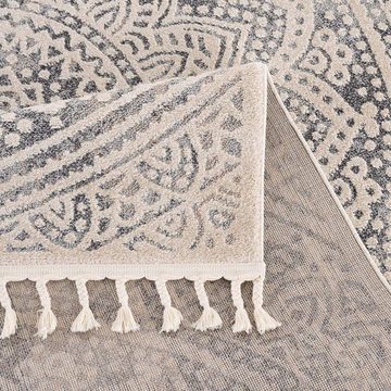 Teppich Art 1652, Carpet City, rechteckig, Höhe: 7 mm, Kurzflor, Ornamenten-Muster, Boho & Mandala Stil, auch als Läufer