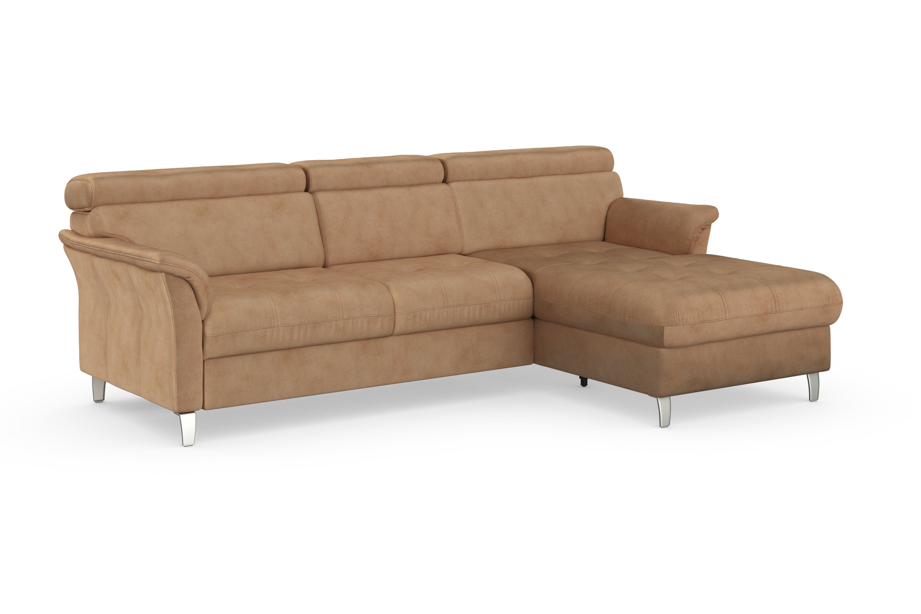 Bettkasten Ecksofa mit sit&more inklusive Marano, Kopfteilverstellung, wahlweise Bettfunktion,