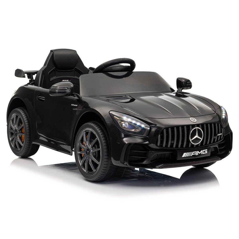 LEAN TOYS Elektro-Kinderauto Kinderfahrzeug Sportwagen Elektroflitzer, Belastbarkeit 30.0 kg, (1-tlg), 2,4-GHz-Fernbedienung, LED-Licht, UKW-Radio, EVA-Reifen