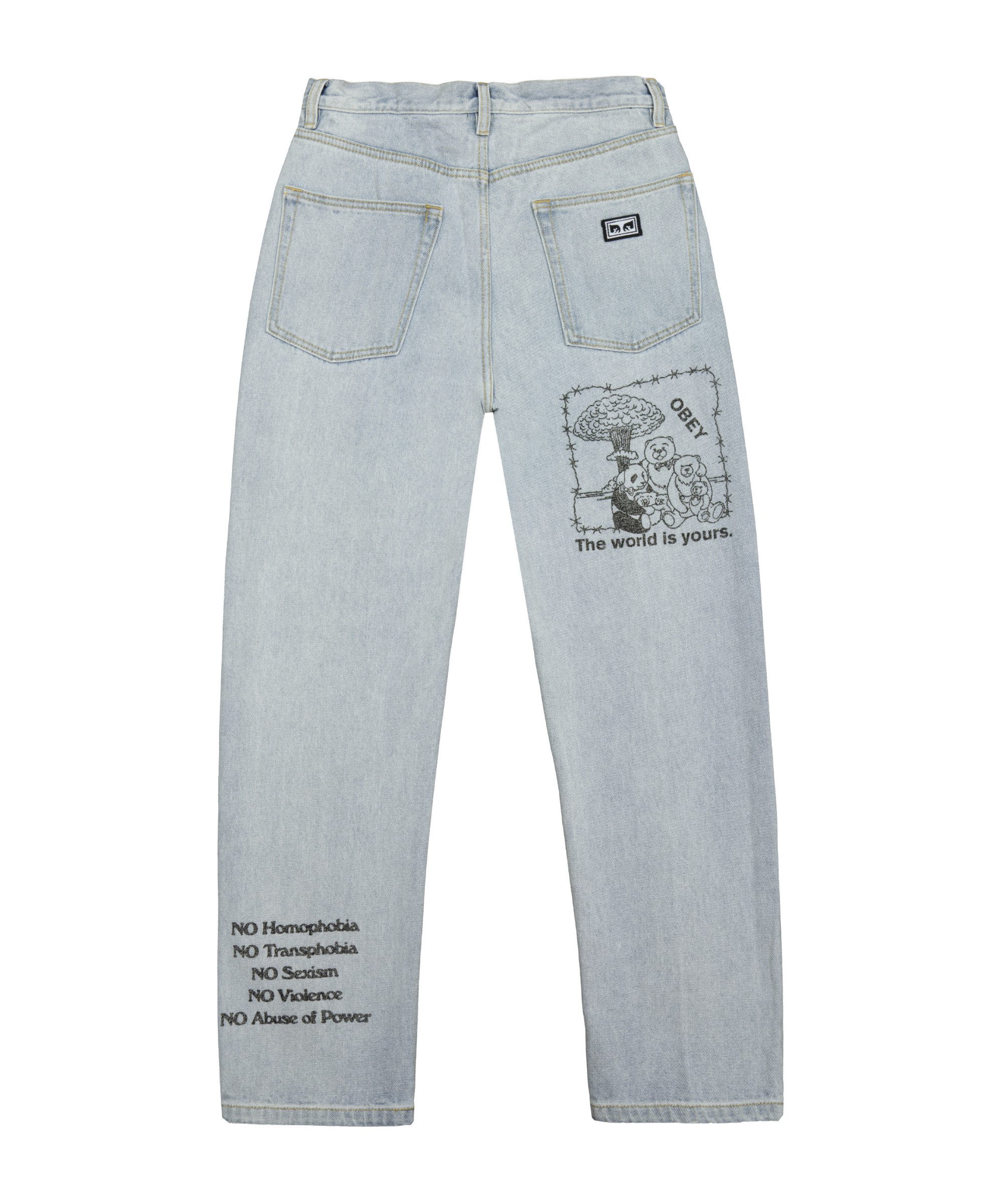 OBEY Jogger Pants Obey Taylor Denim Hose Damen Shorts Damen