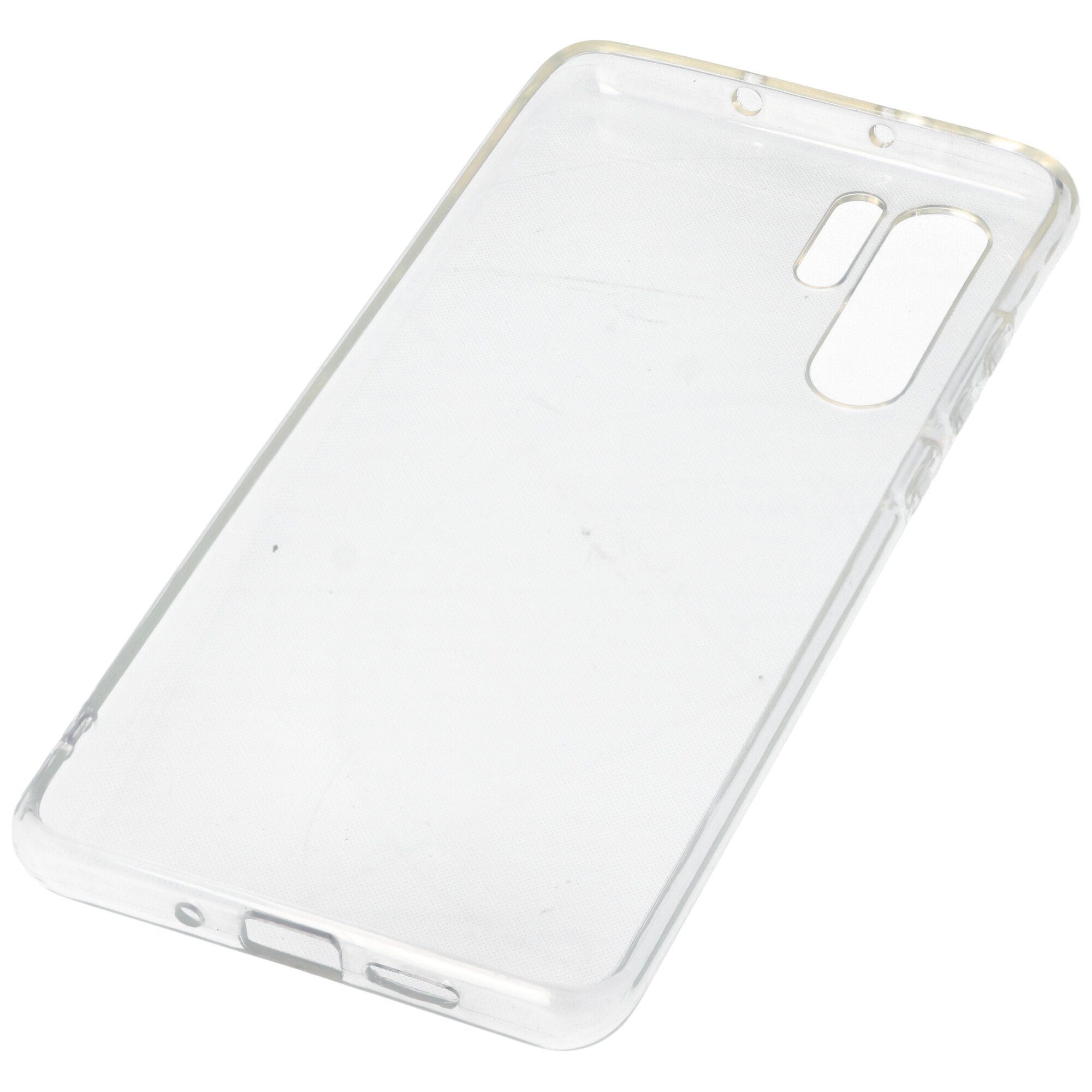 AccuCell Smartphone-Hülle Hülle passend für Huawei P30 Pro - transparente Schutzhülle, Anti-Gel