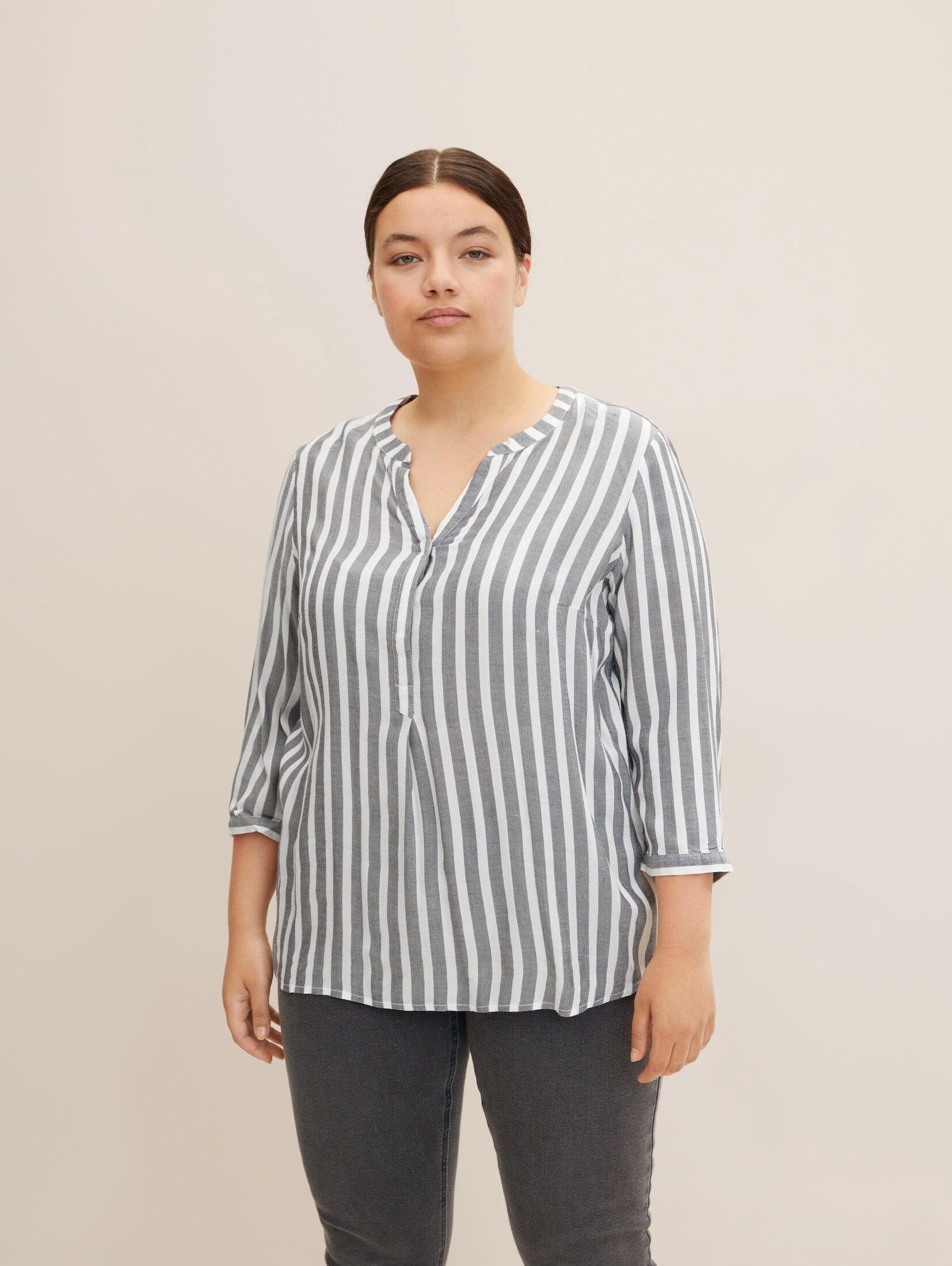 TOM TAILOR PLUS Langarmbluse Plus Size günstig online kaufen