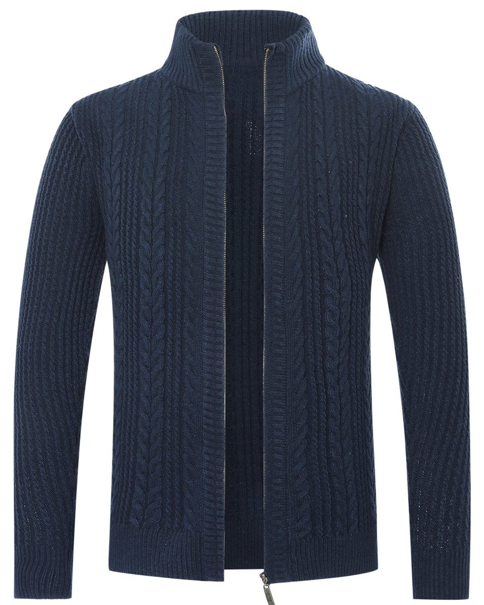 Allthemen Cardigan Herren Strickjacke mit Reißverschluss günstig online kaufen