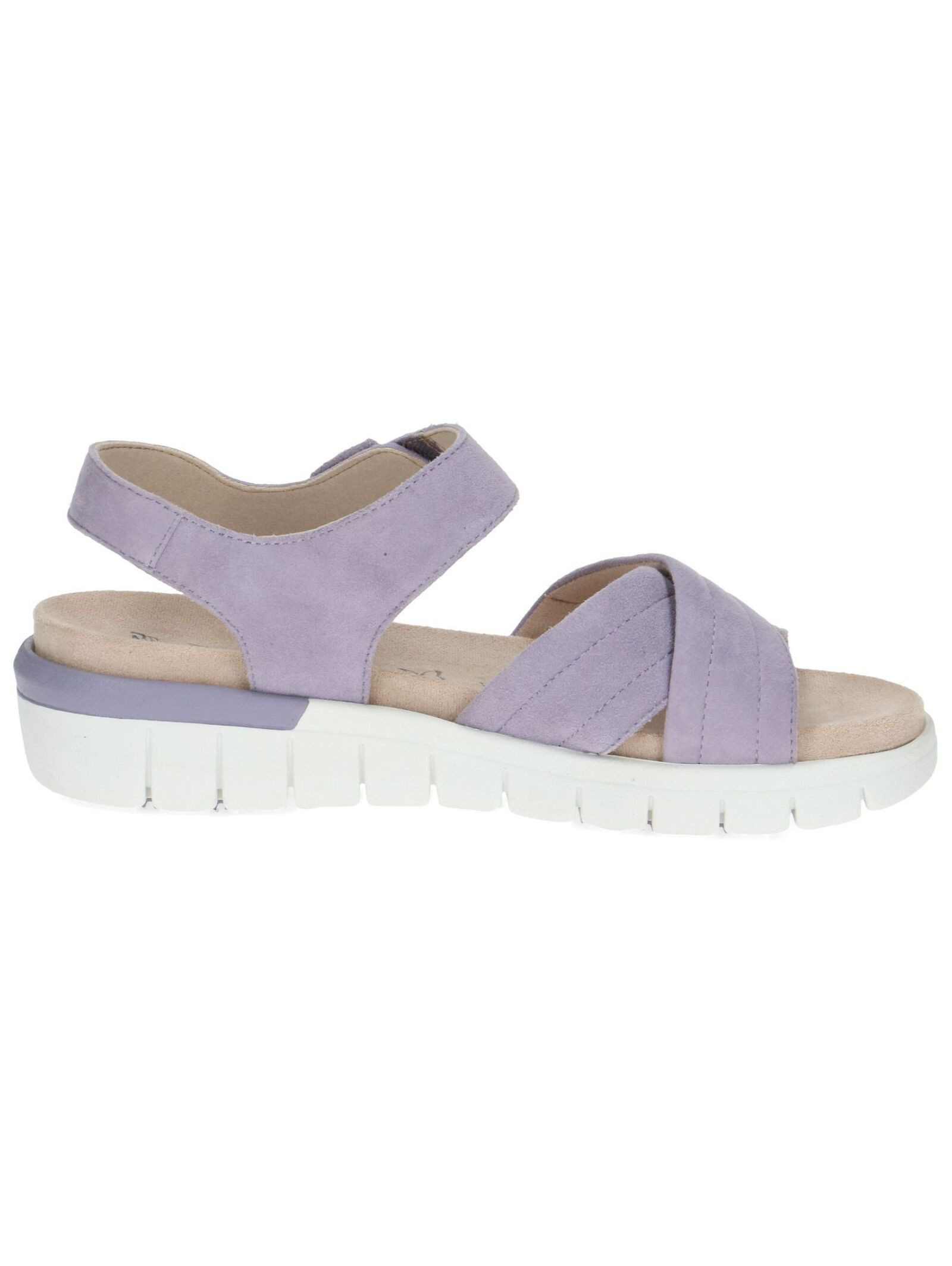 Caprice Sandalen Veloursleder . Keilsandalette